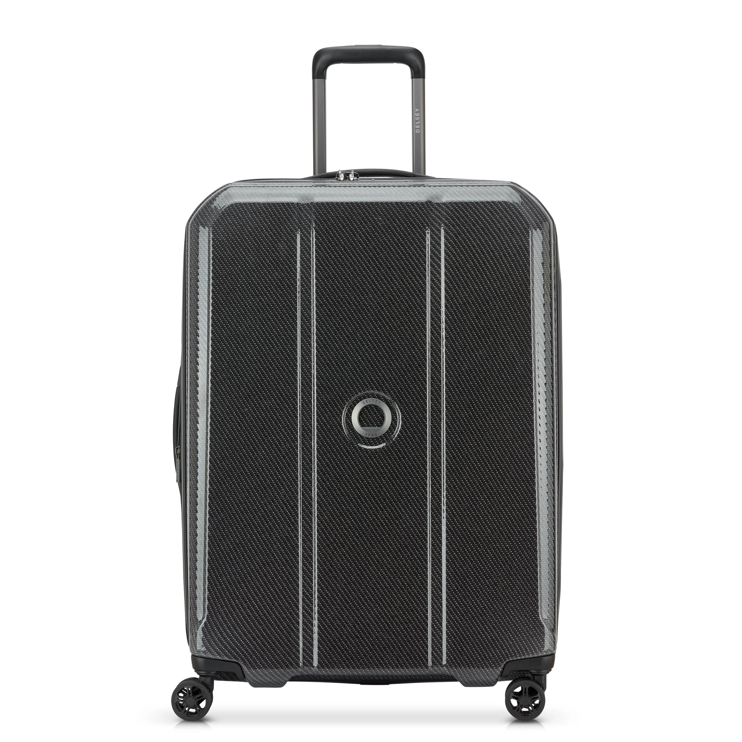 HELIUM ULTIMATE | Erweiterbare mittelgroße Aufgabetrolley 70 CM ANTHRAZIT - 3,7 kg