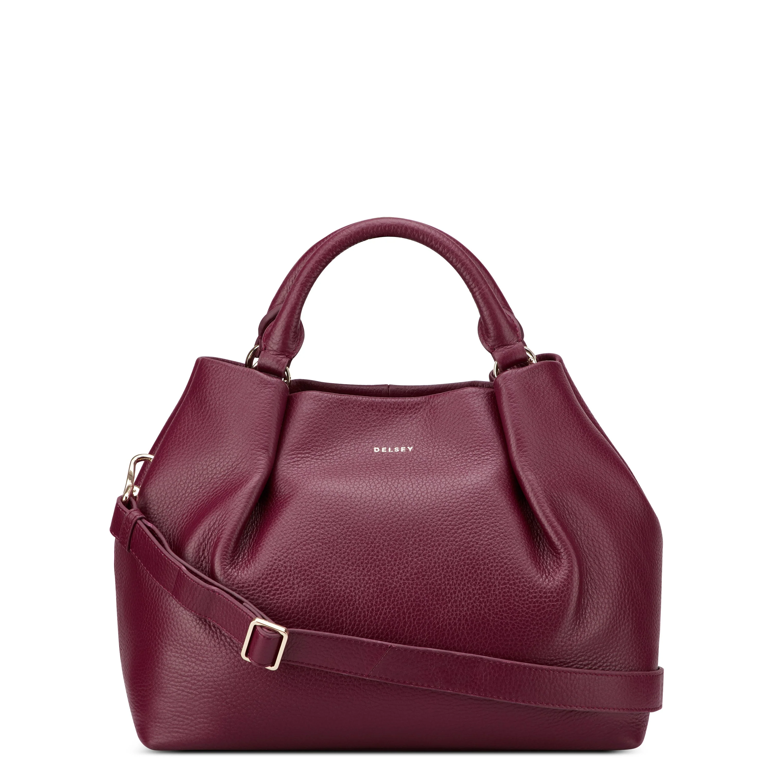 LE CUIR GRAINE | Handtasche BORDEAUX ROT