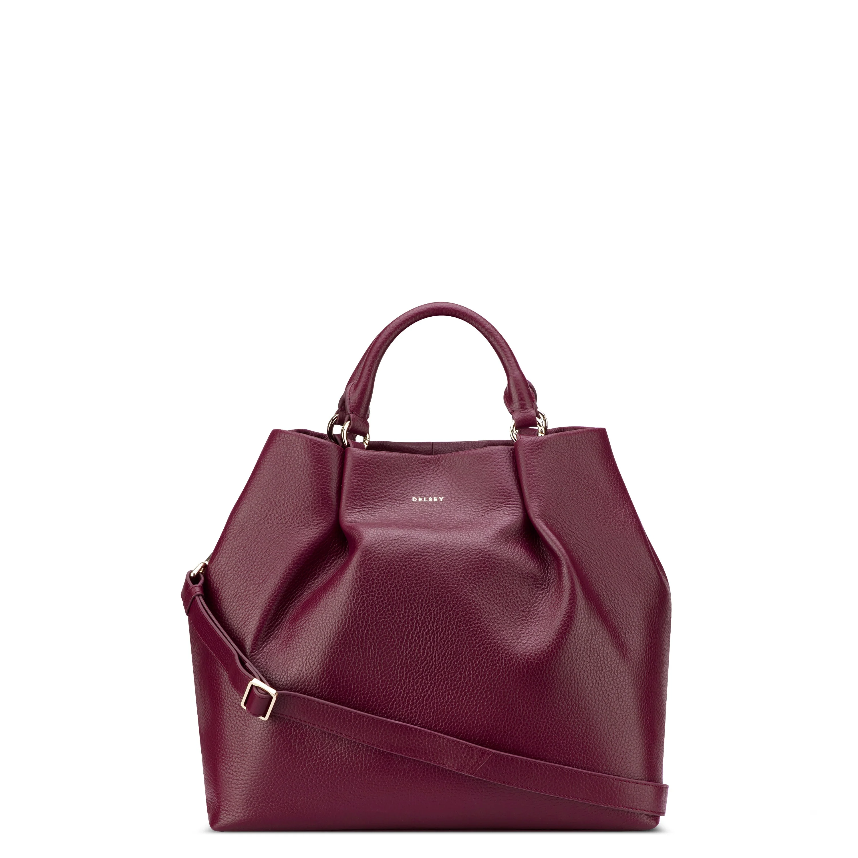 LE CUIR GRAINE | Handtasche BORDEAUX ROT