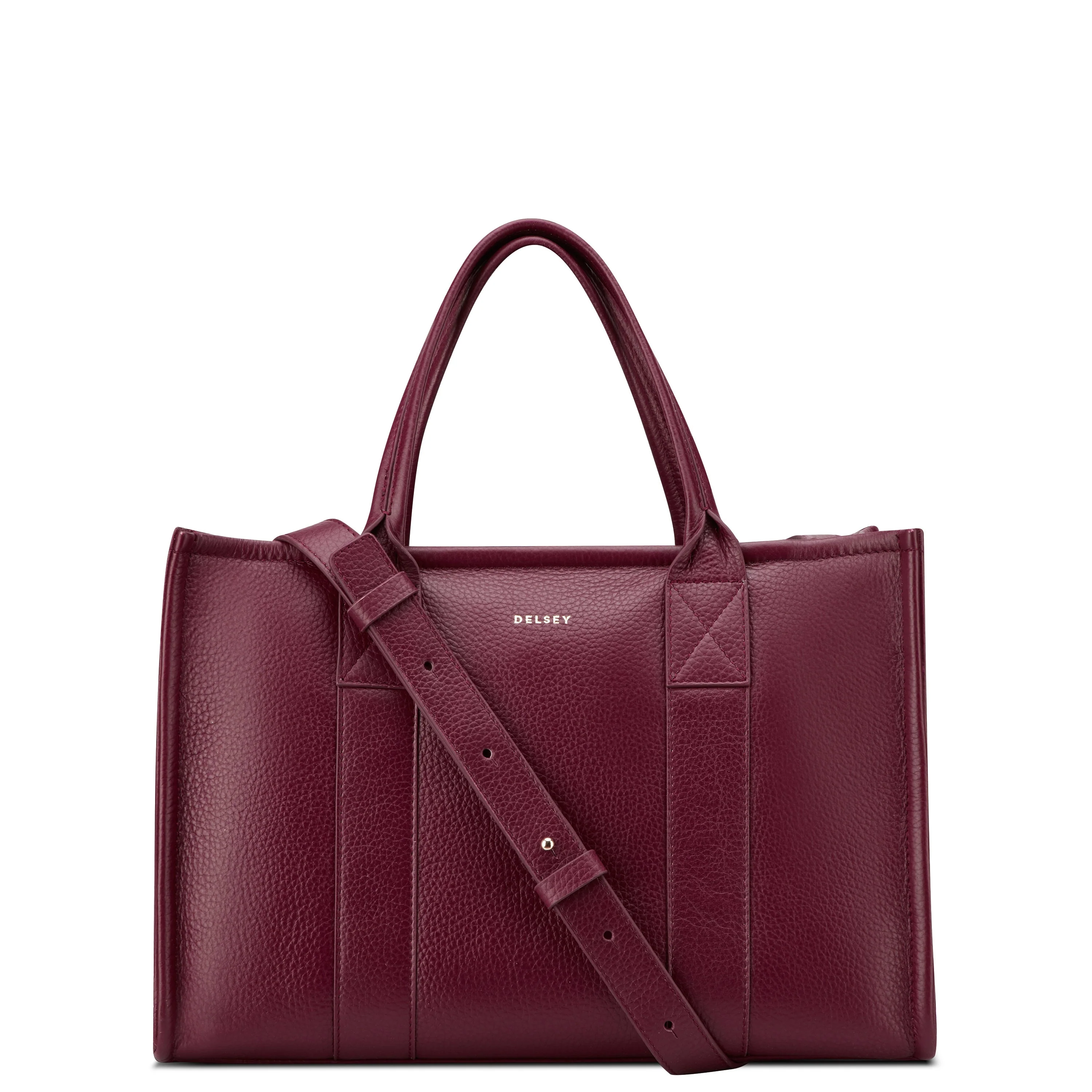LE CUIR GRAINE | Handtasche BORDEAUX ROT