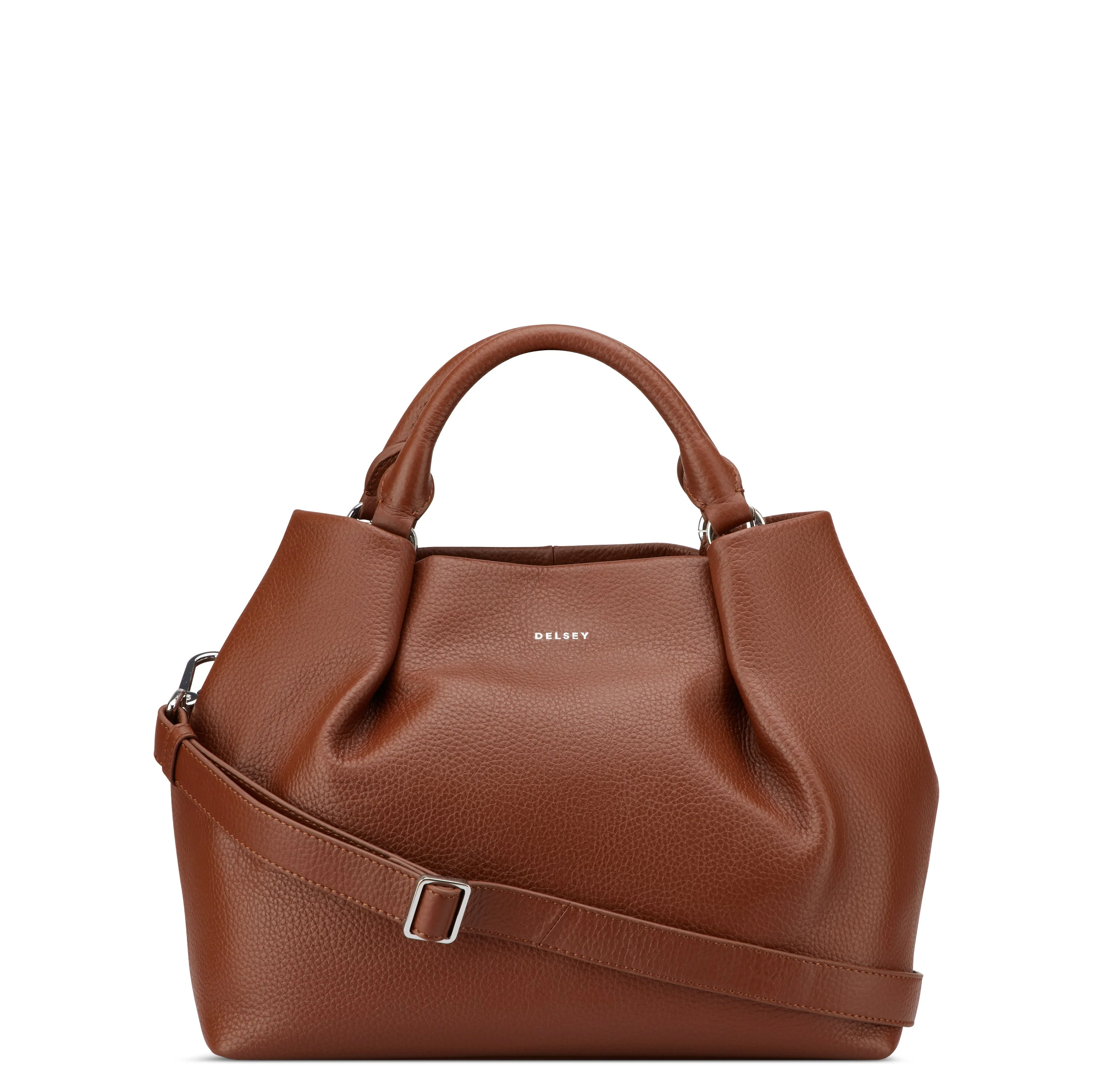 LE CUIR GRAINE | Handtasche COGNAC