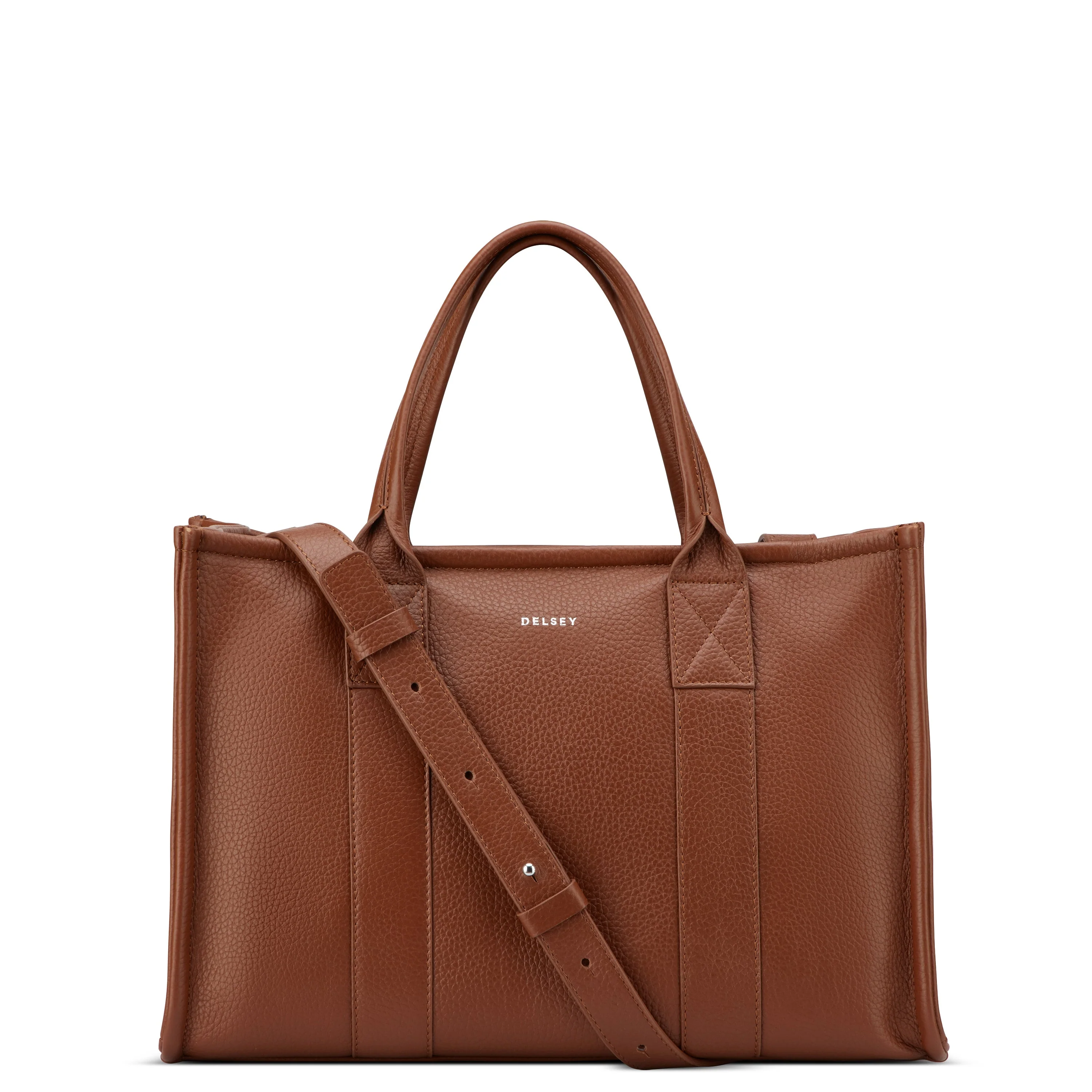 LE CUIR GRAINE | Handtasche COGNAC