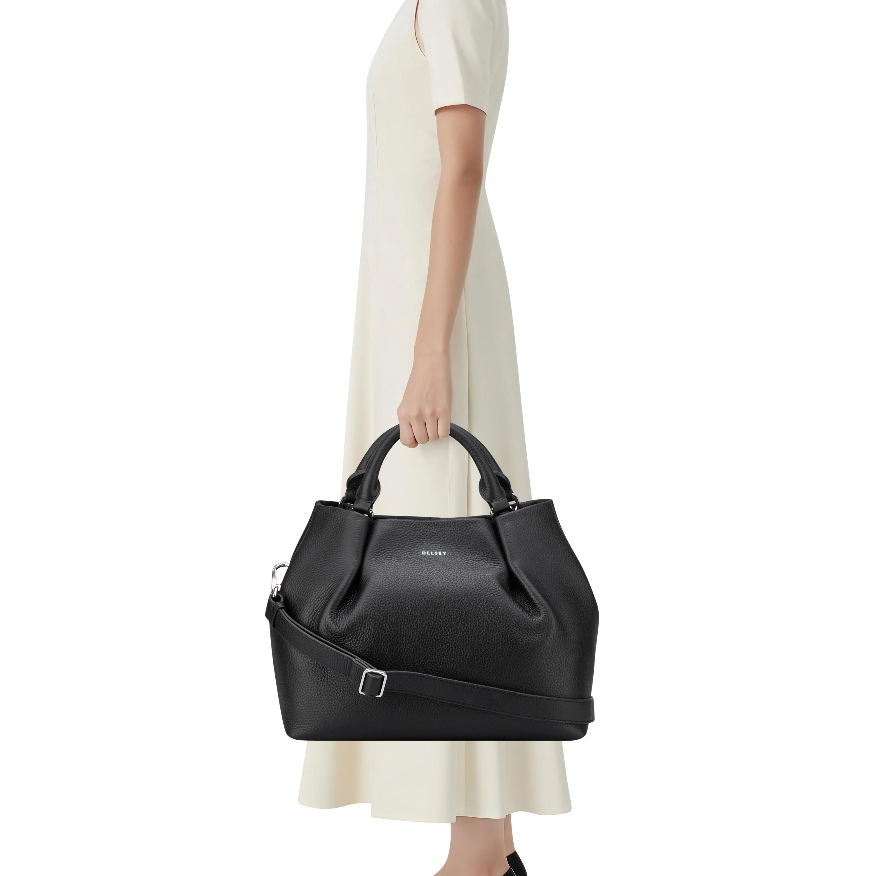 LE CUIR GRAINE | Handtasche SCHWARZ