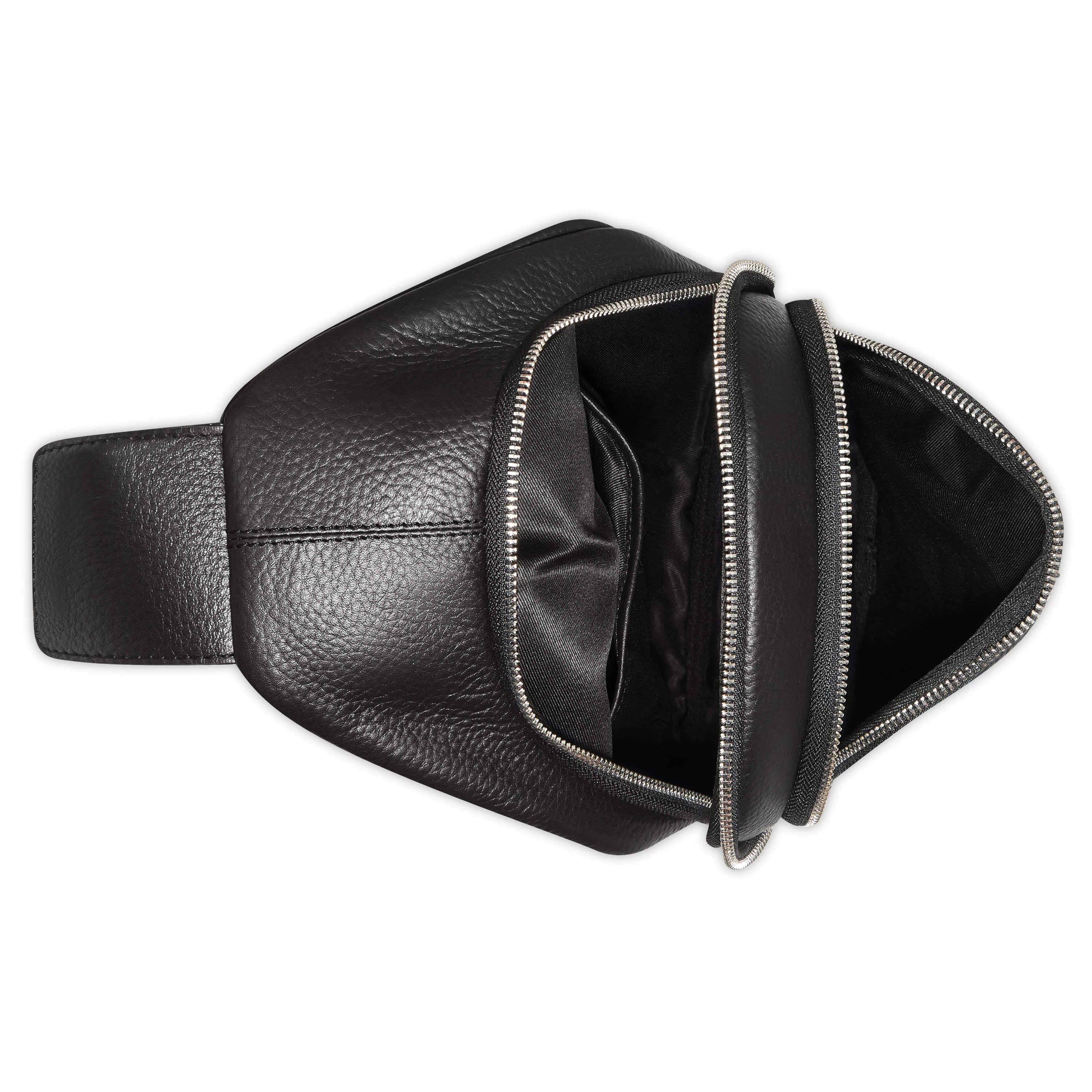 LE CUIR GRAINE | Holstertasche SCHWARZ