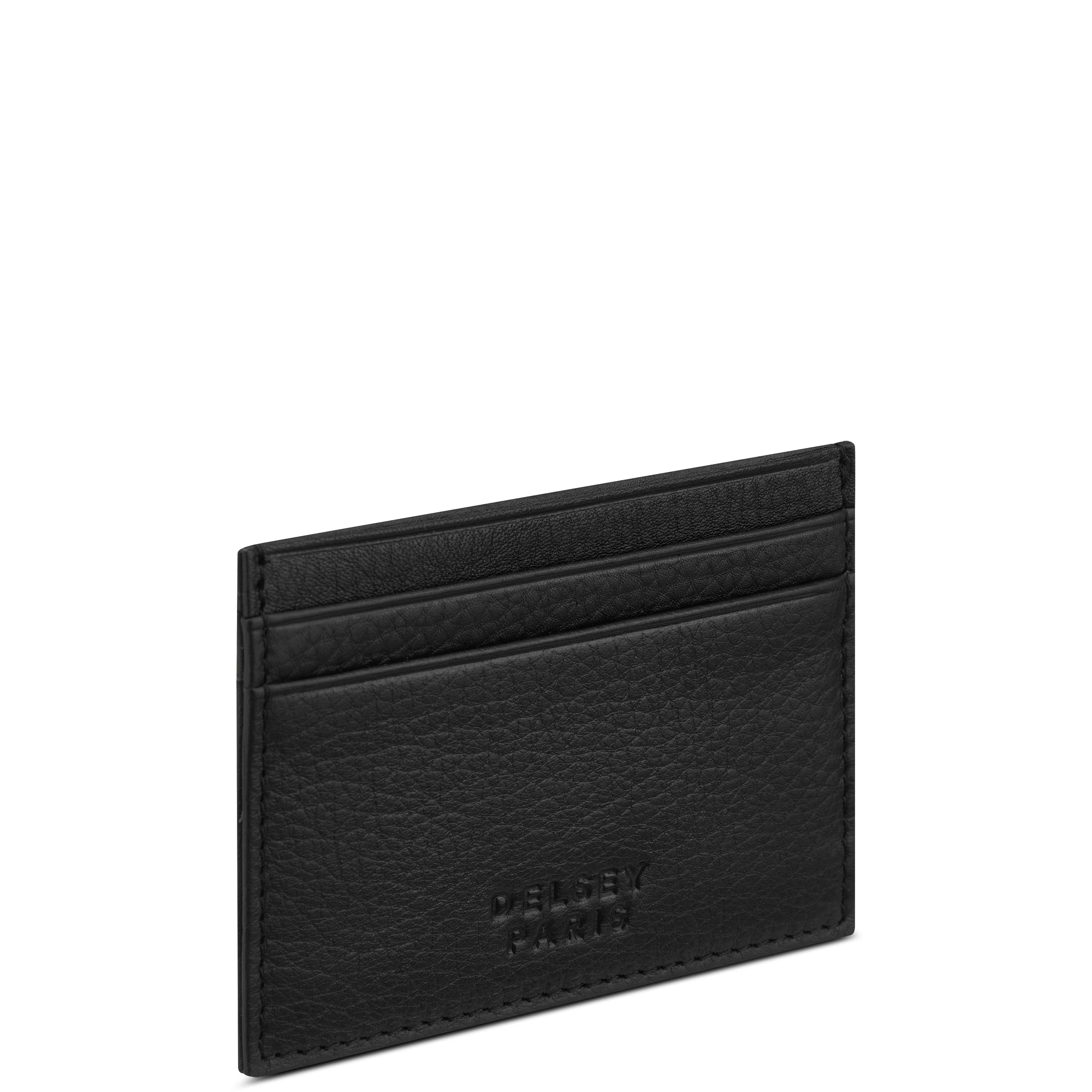 LE CUIR GRAINE | Kartenetui SCHWARZ