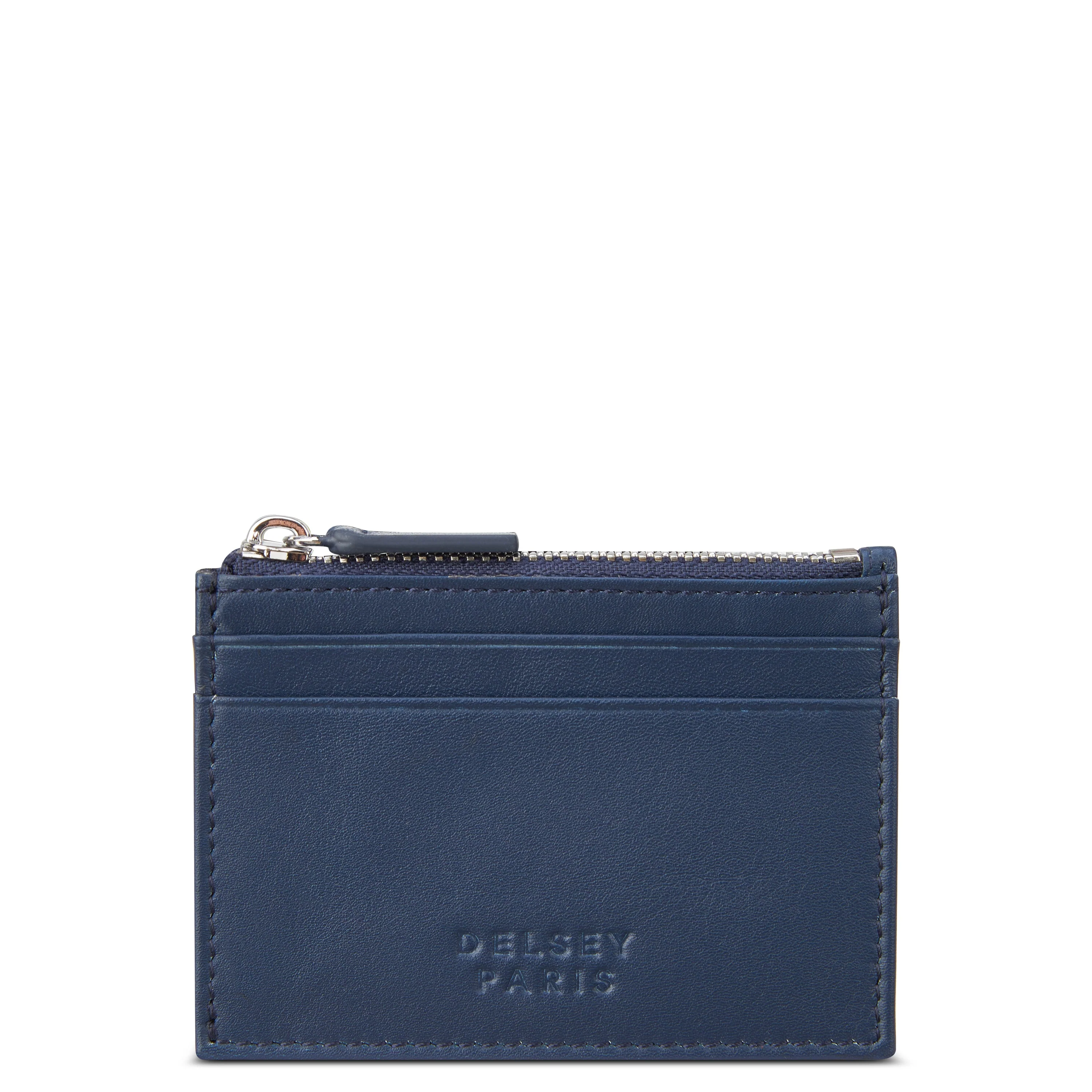 LE CUIR LISSE | Kartenetui MARINEBLAU