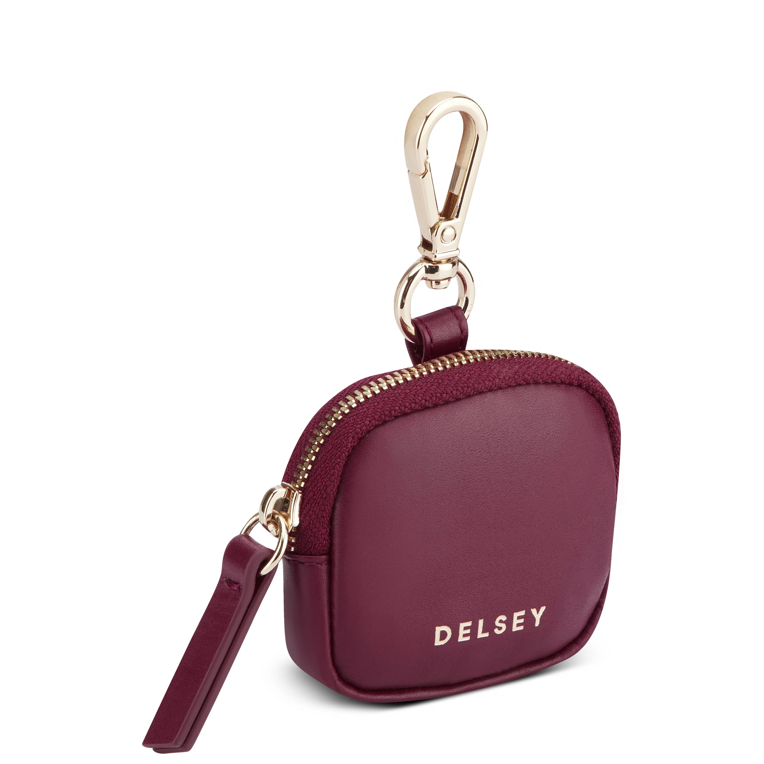 LE CUIR LISSE | Kopfhörer-Etui BORDEAUX ROT