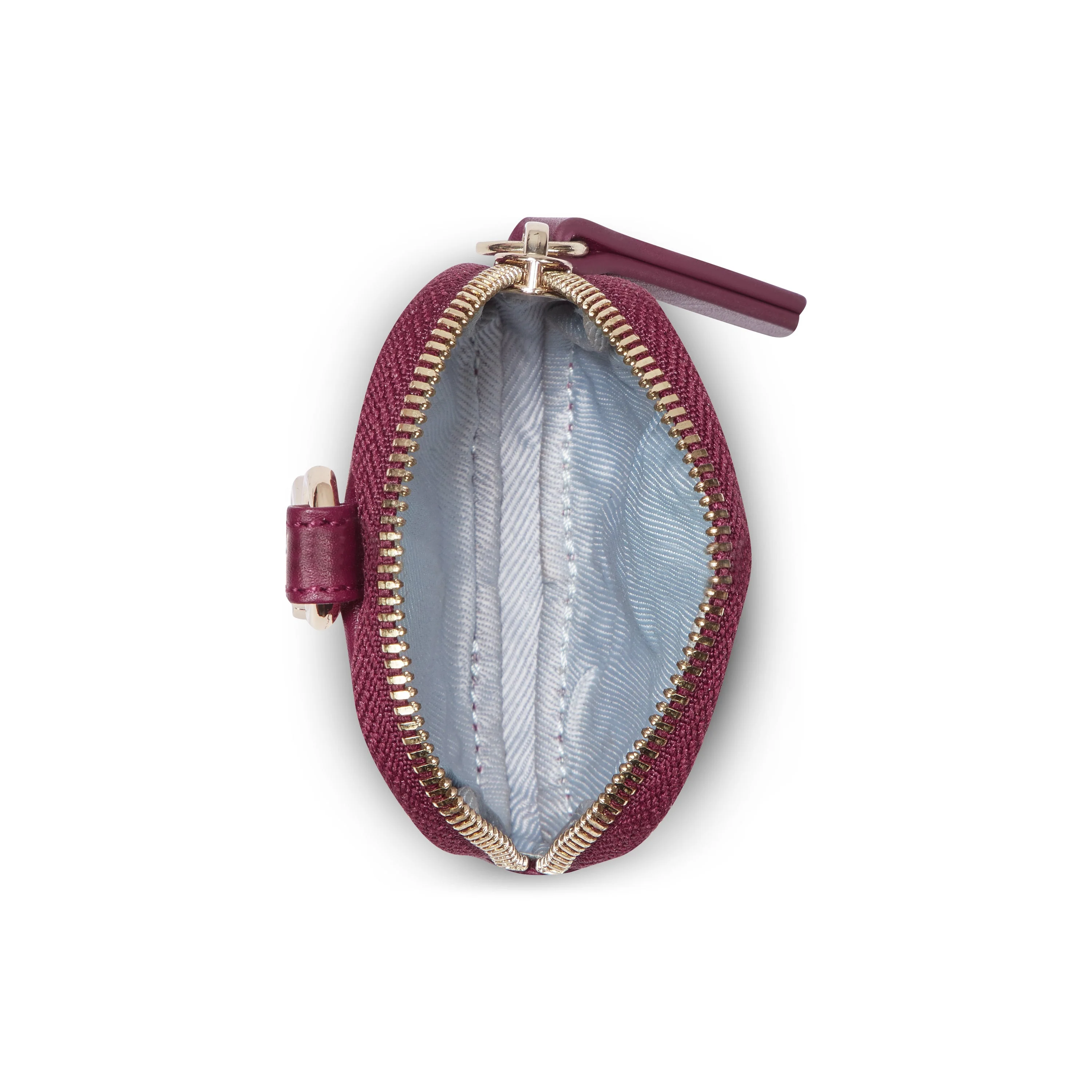 LE CUIR LISSE | Kopfhörer-Etui BORDEAUX ROT