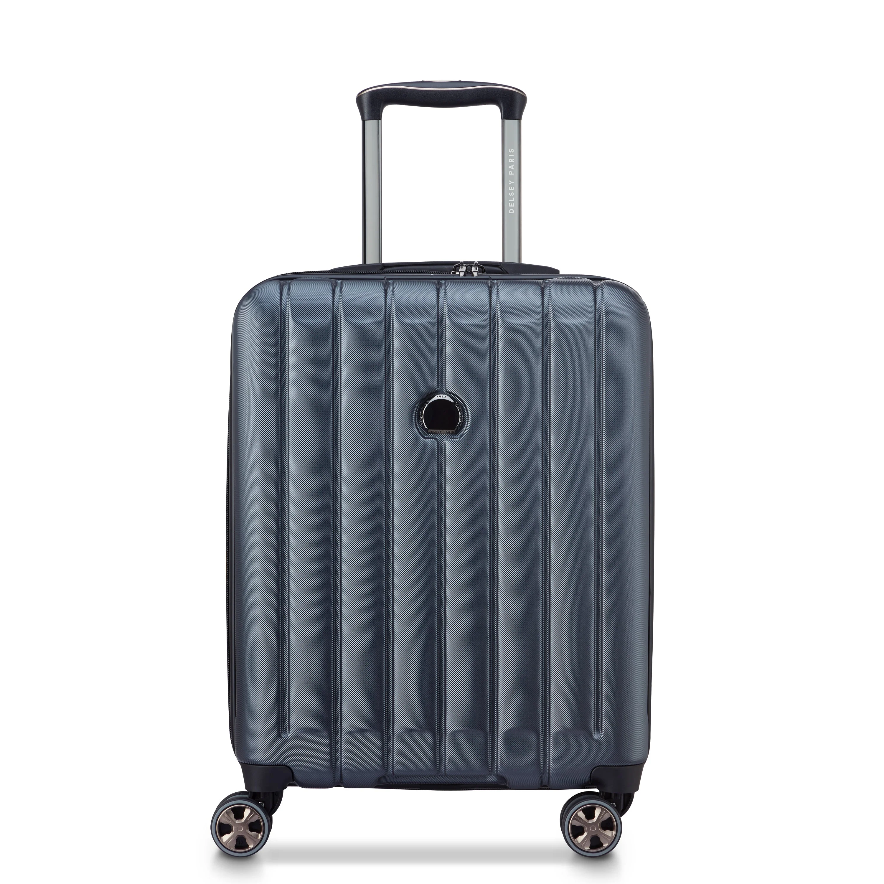 LONGITUDE | Kabine Slim Koffer Erweiterbar 55 CM ANTHRAZIT