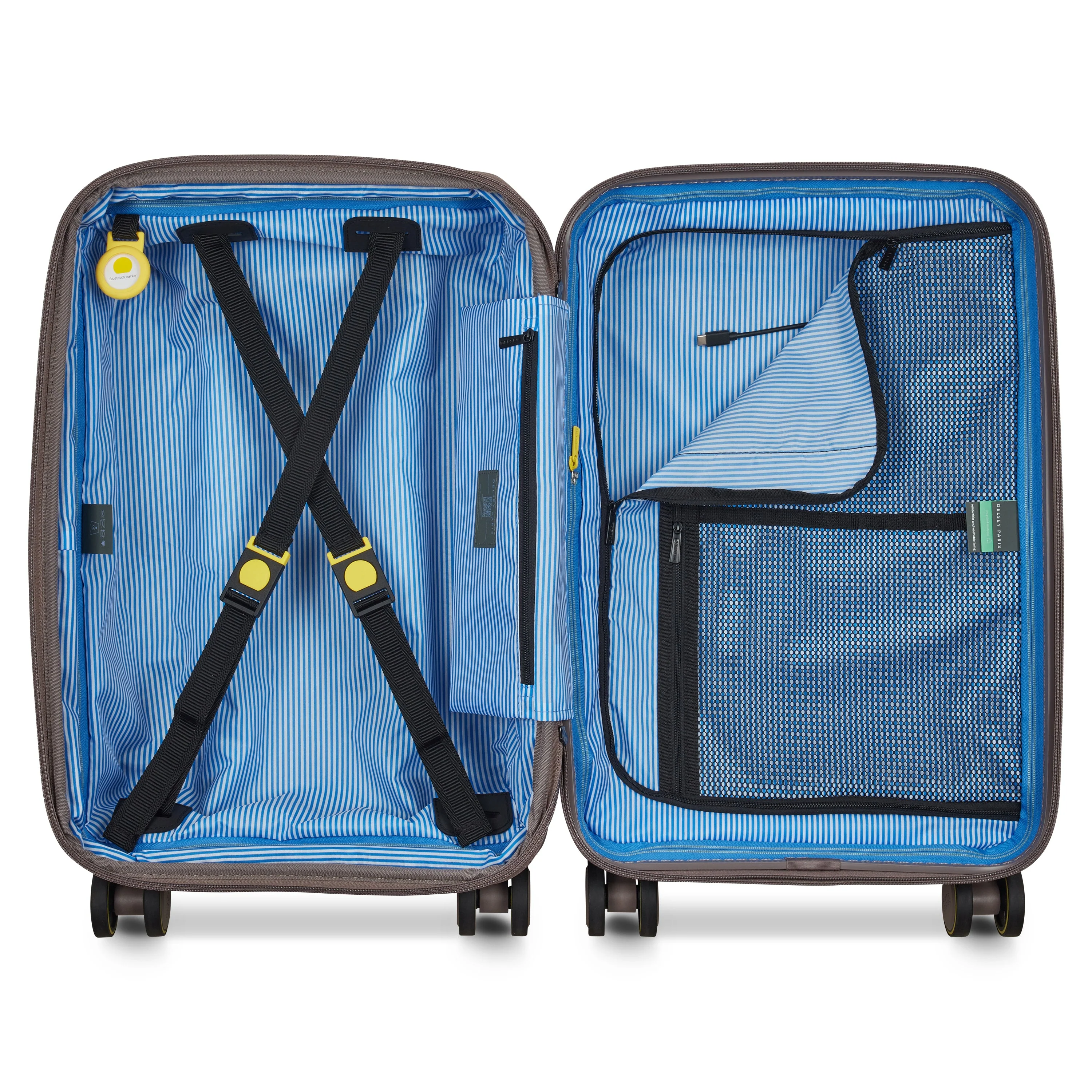 LUTECE | Kabine Koffer Erweiterbar 55 CM BRAUN
