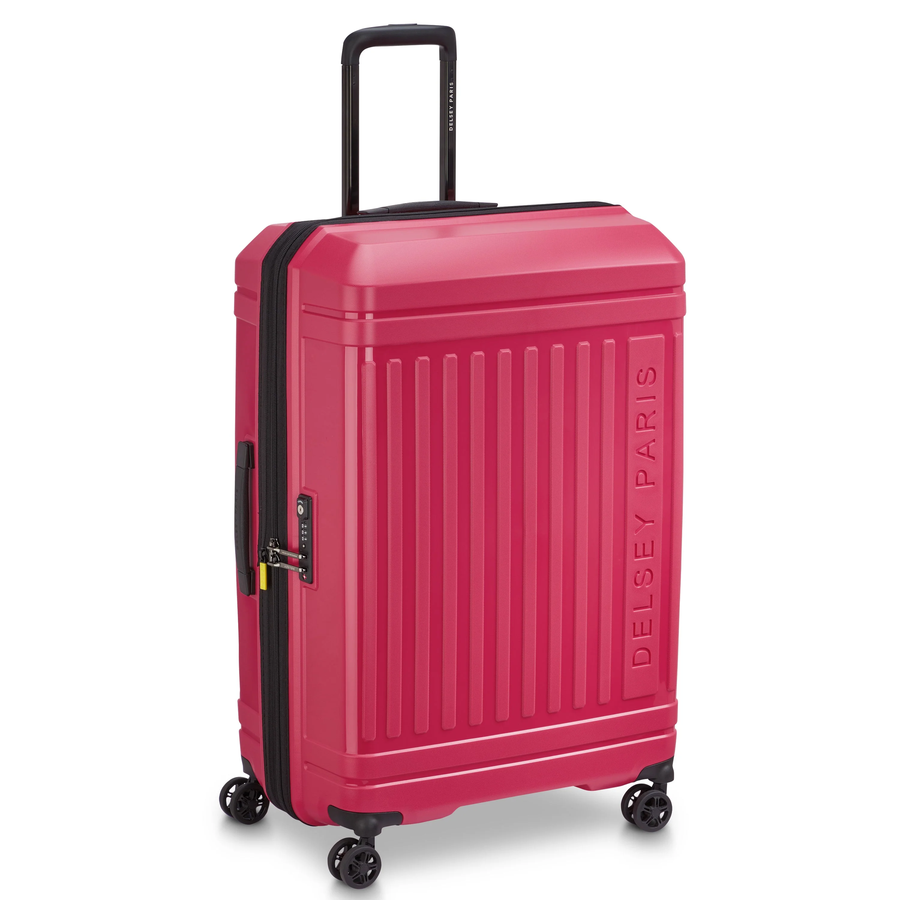LUTECE SE | Check-in Large Koffer Erweiterbar 75 CM MAGENTA