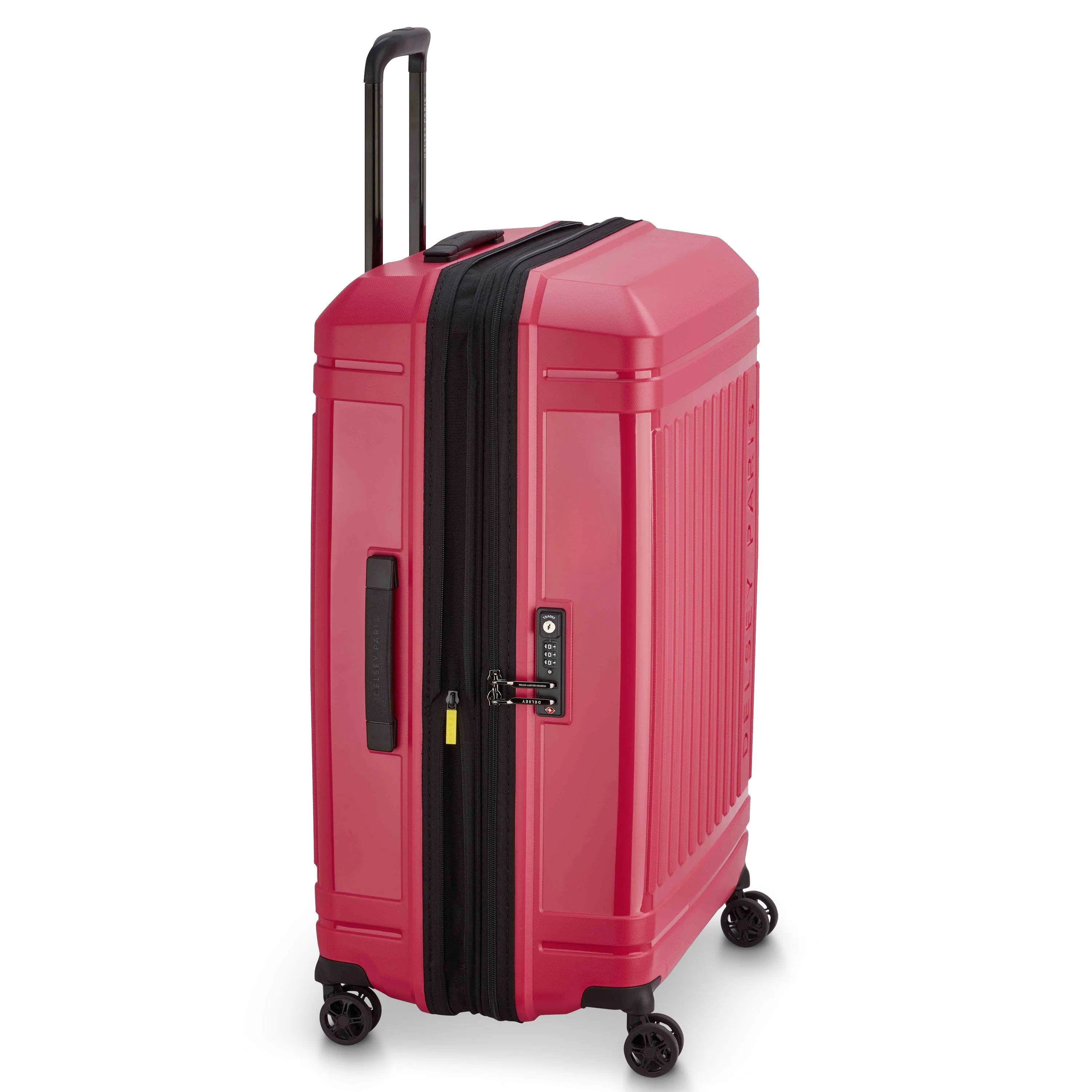 LUTECE SE | Check-in Large Koffer Erweiterbar 75 CM MAGENTA