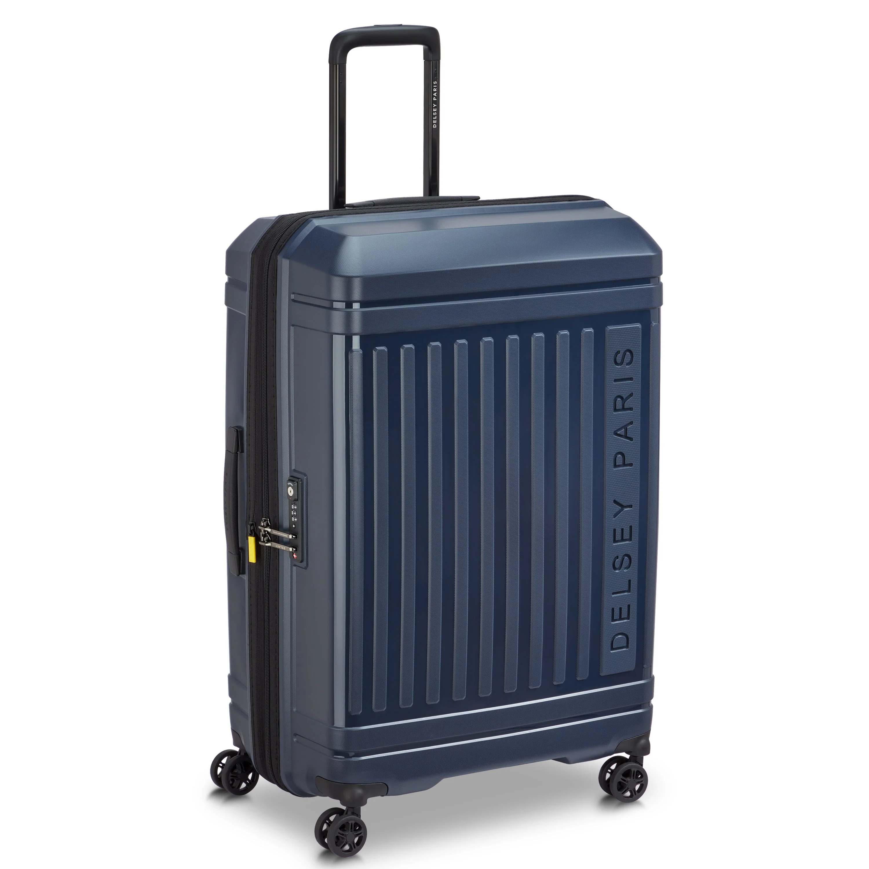 LUTECE SE | Check-in Large Koffer Erweiterbar 75 CM MARINEBLAU