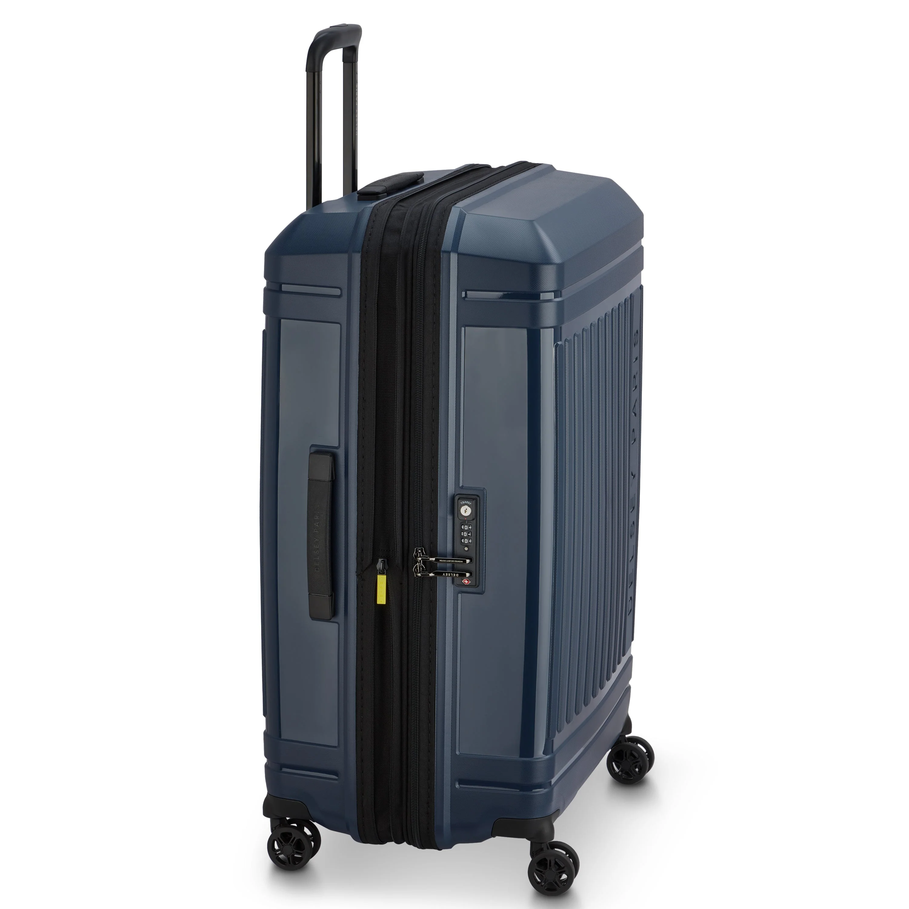 LUTECE SE | Check-in Large Koffer Erweiterbar 75 CM MARINEBLAU