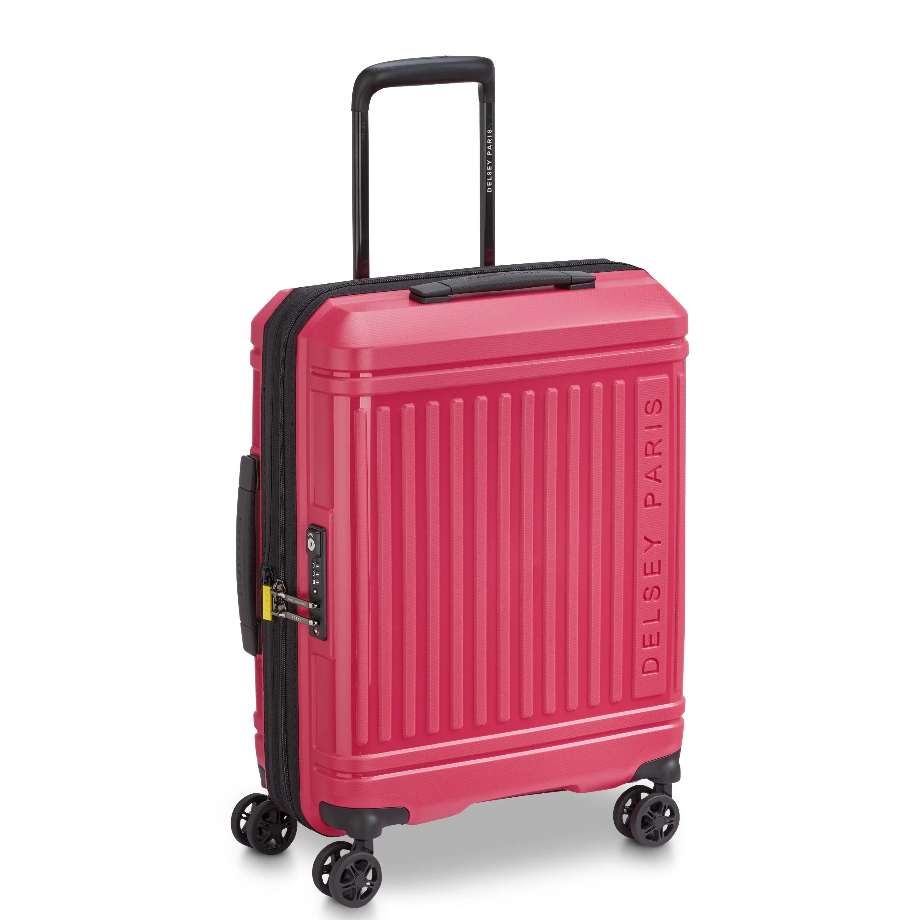 LUTECE SE | Kabine Slim Koffer Erweiterbar 55 CM MAGENTA