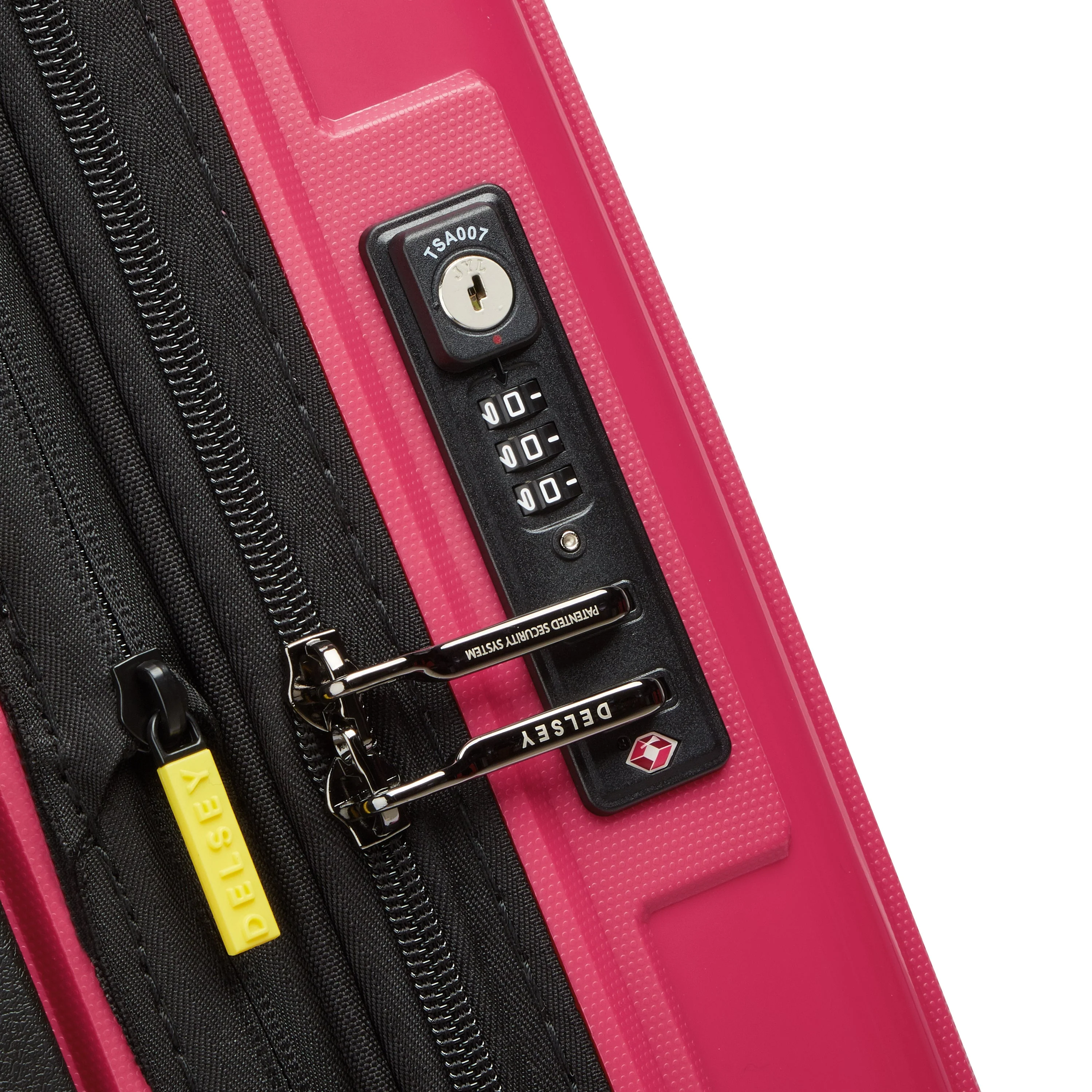 LUTECE SE | Kabine Slim Koffer Erweiterbar 55 CM MAGENTA