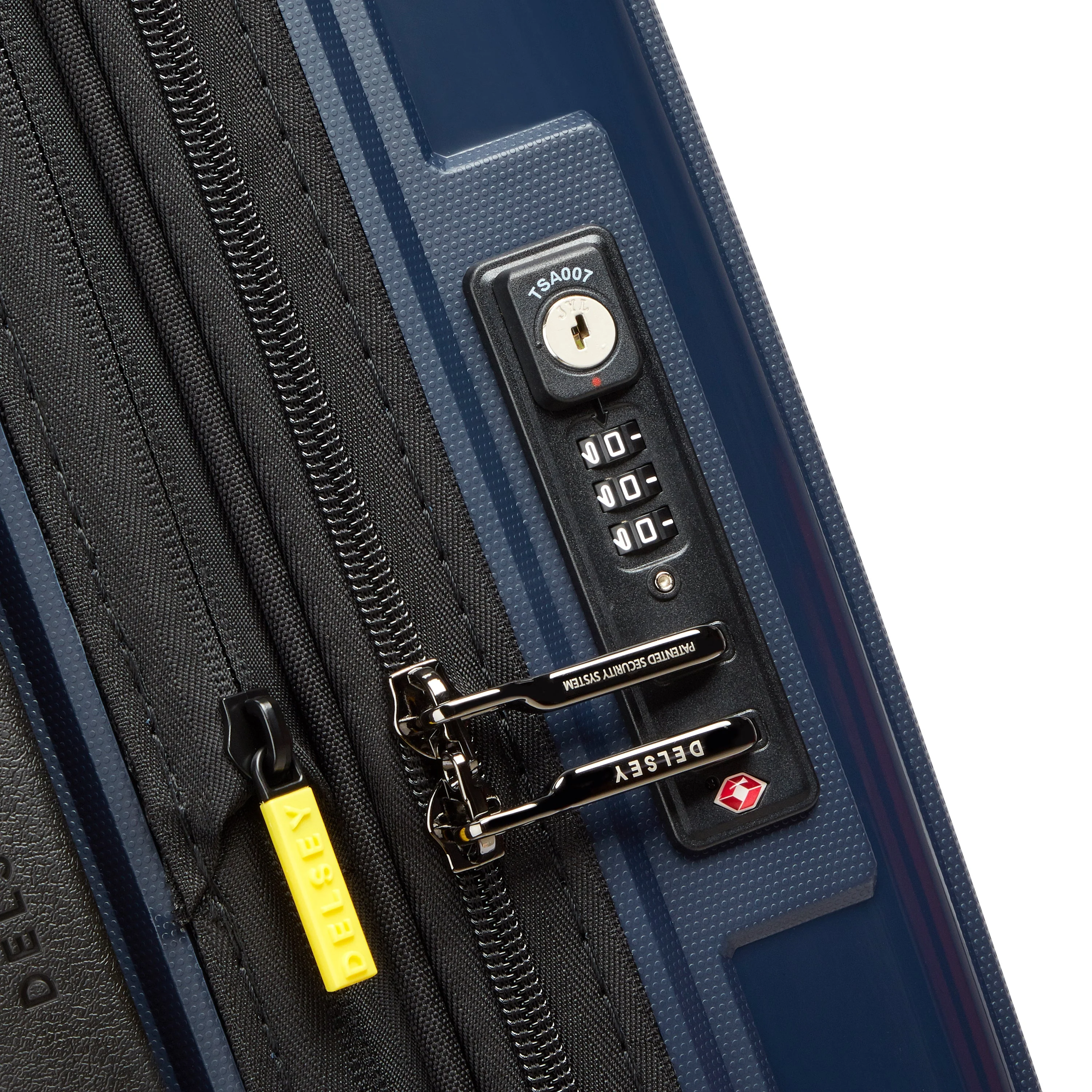 LUTECE SE | Kabine Slim Koffer Erweiterbar 55 CM MARINEBLAU