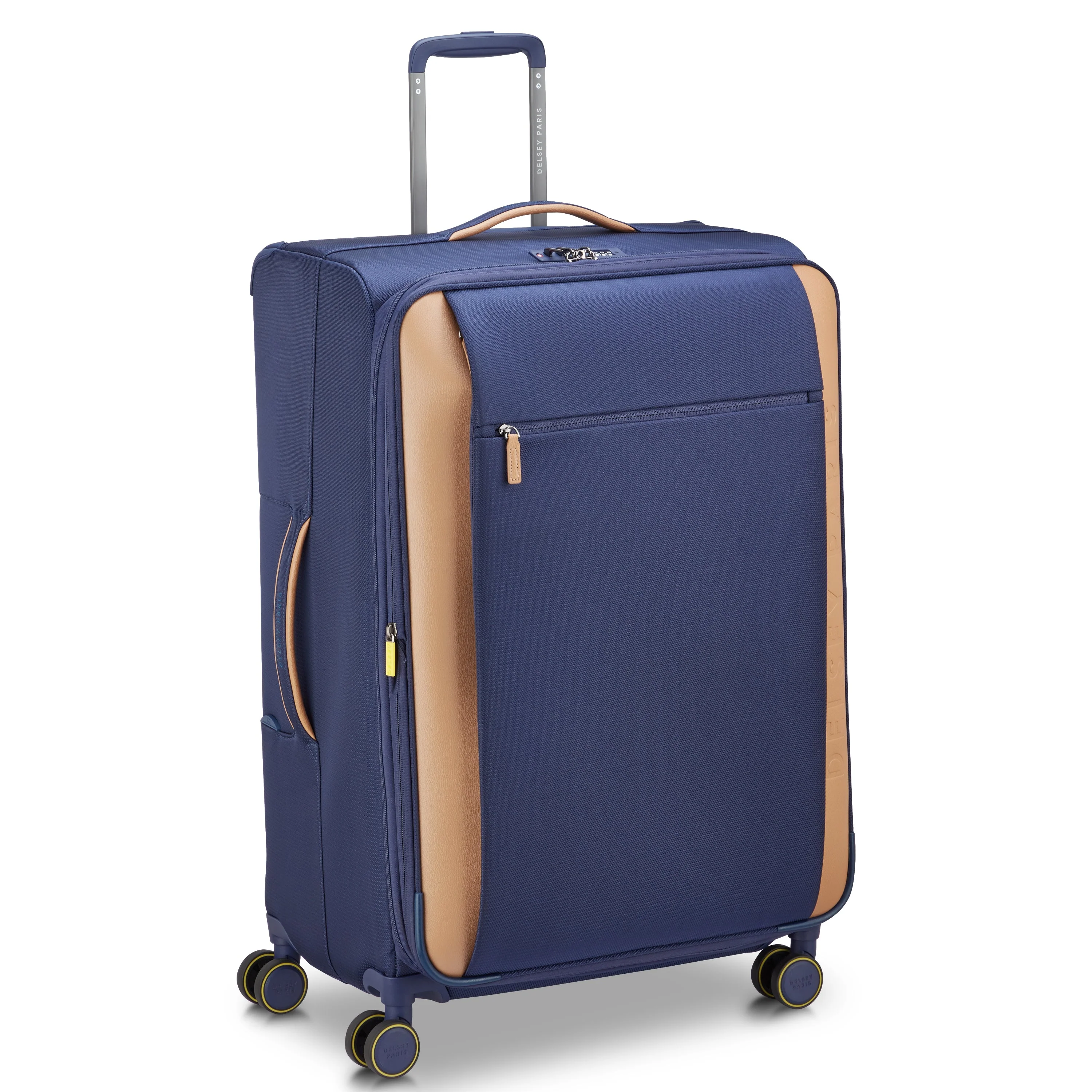 MONTMARTRE 3 | Check-in Large Koffer Erweiterbar 76 CM MARINEBLAU