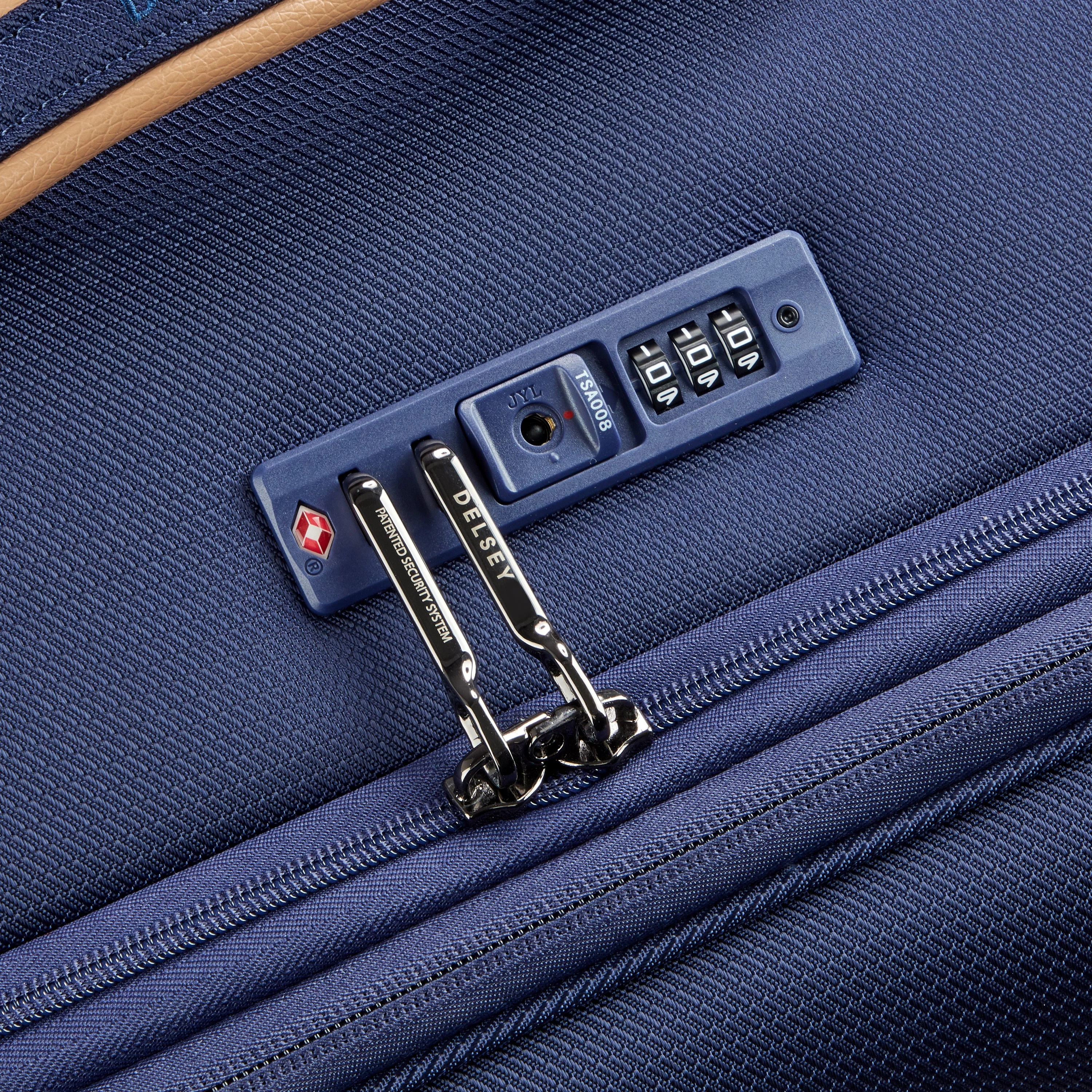 MONTMARTRE 3 | Check-in Large Koffer Erweiterbar 76 CM MARINEBLAU