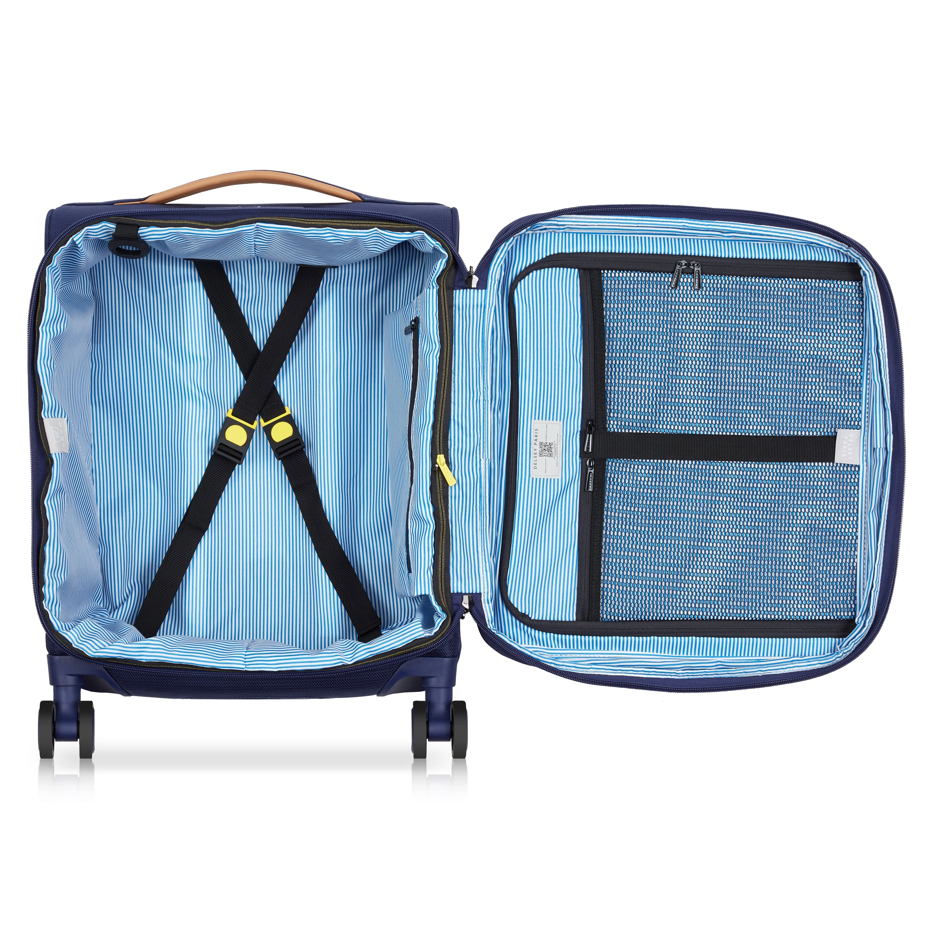 MONTMARTRE 3 | Kabine Slim Koffer Erweiterbar 55 CM MARINEBLAU