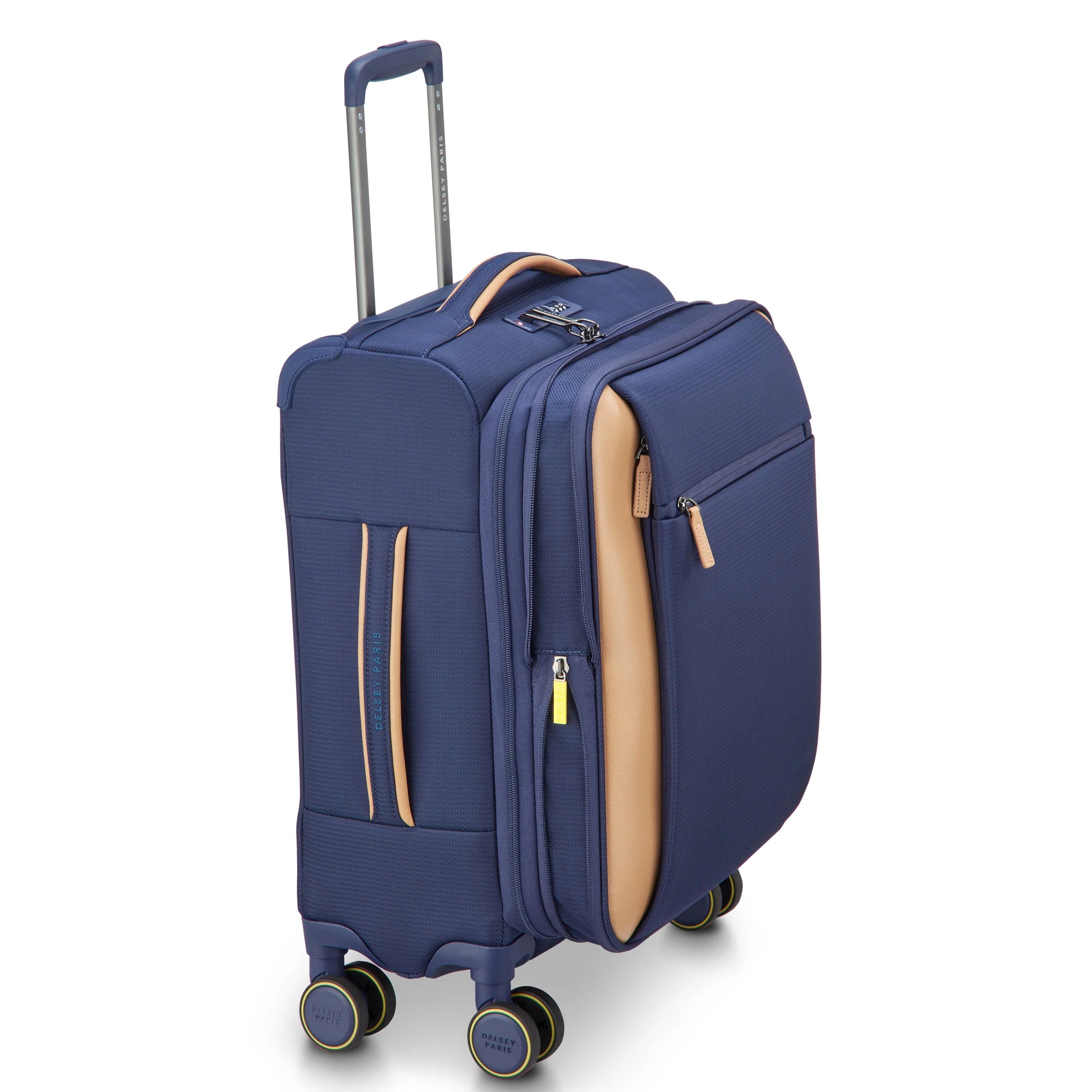 MONTMARTRE 3 | Kabine Slim Koffer Erweiterbar 55 CM MARINEBLAU