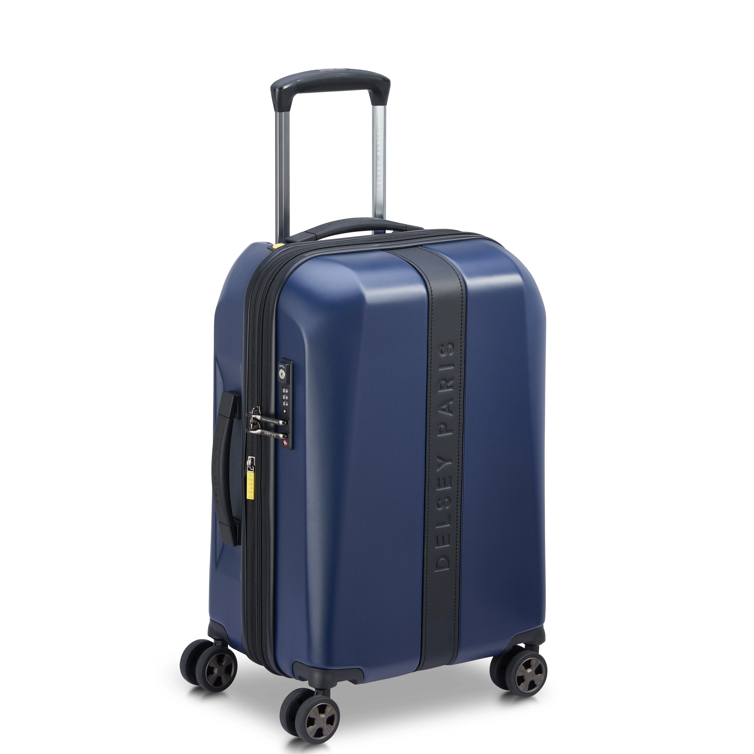 PROMENADE HARD 2.0 | Kabine Koffer Erweiterbar 55 CM MARINEBLAU