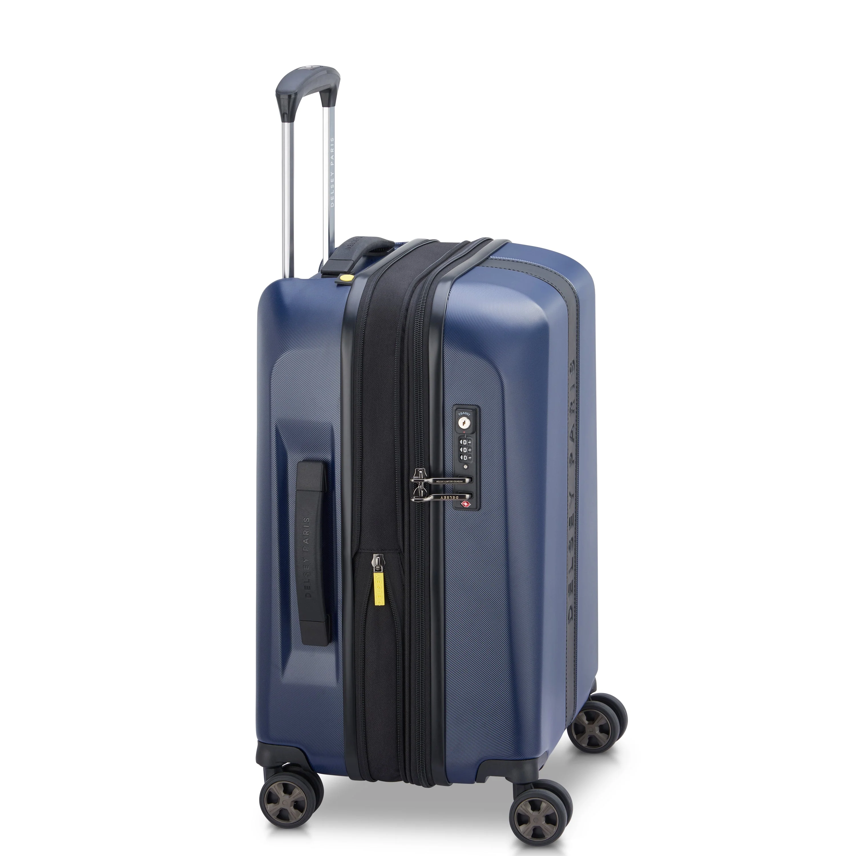 PROMENADE HARD 2.0 | Kabine Koffer Erweiterbar 55 CM MARINEBLAU