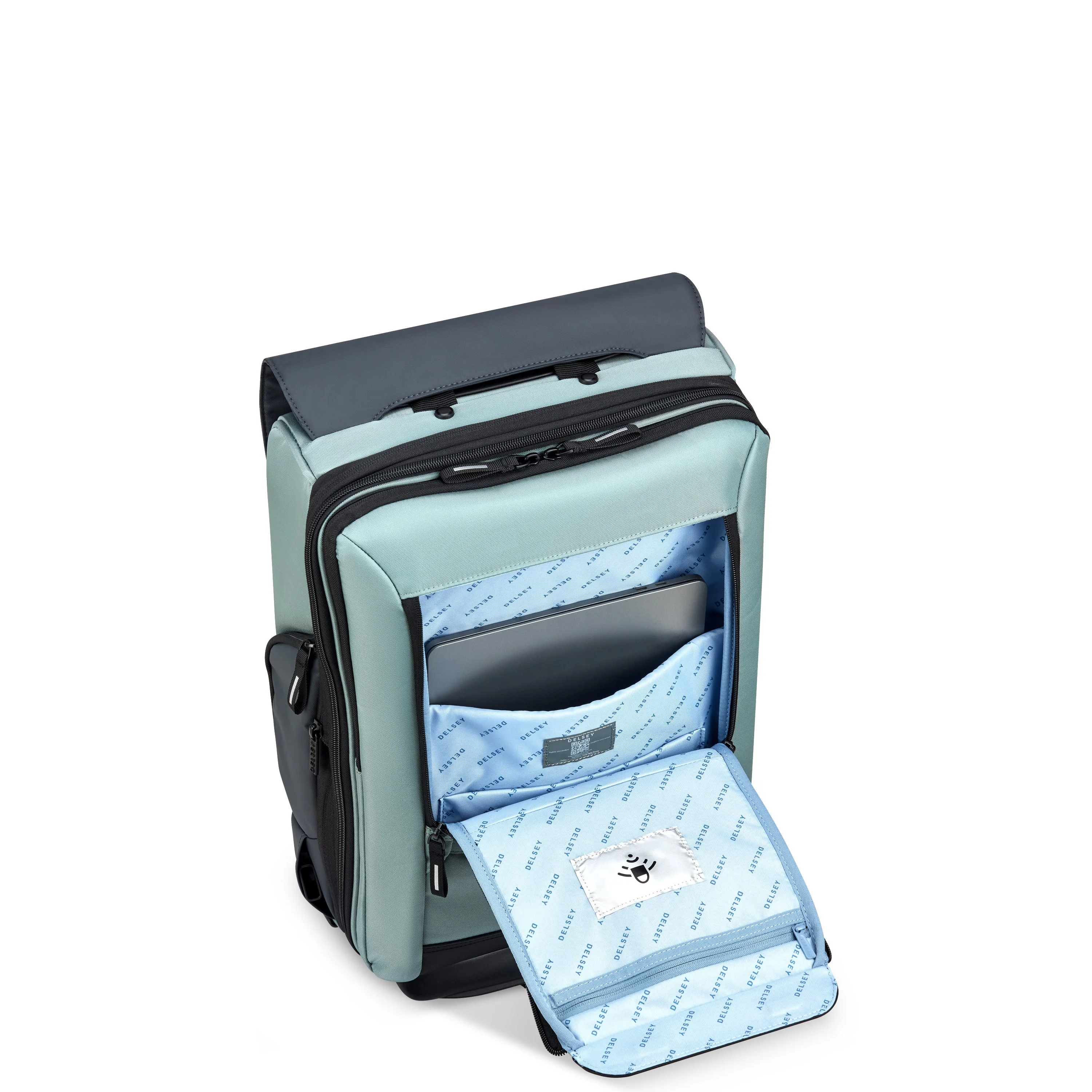 SECURFLAP | Kabine Rucksack-Trolley 32L SALBEIGRUN