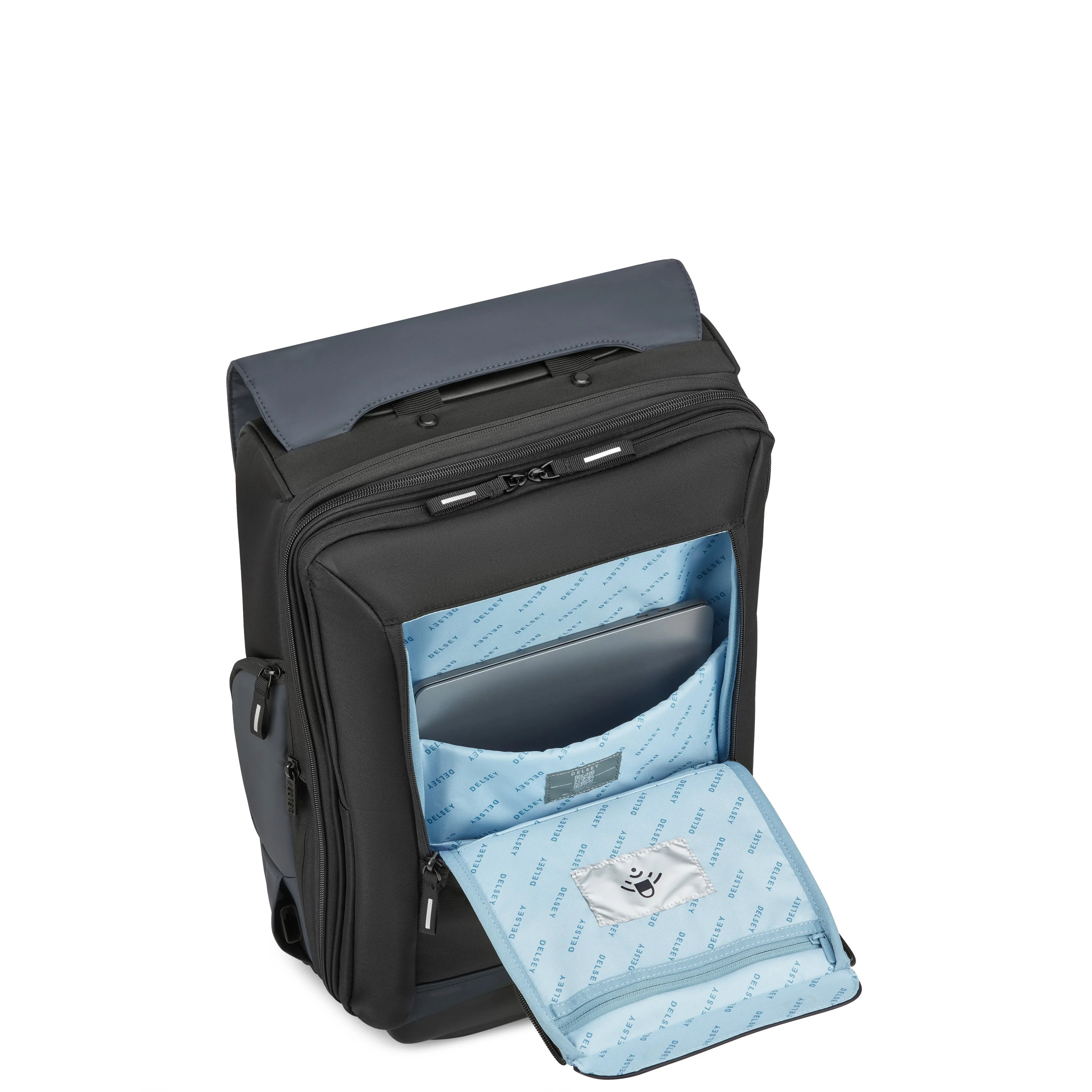 SECURFLAP | Kabine Rucksack-Trolley 32L SCHWARZ
