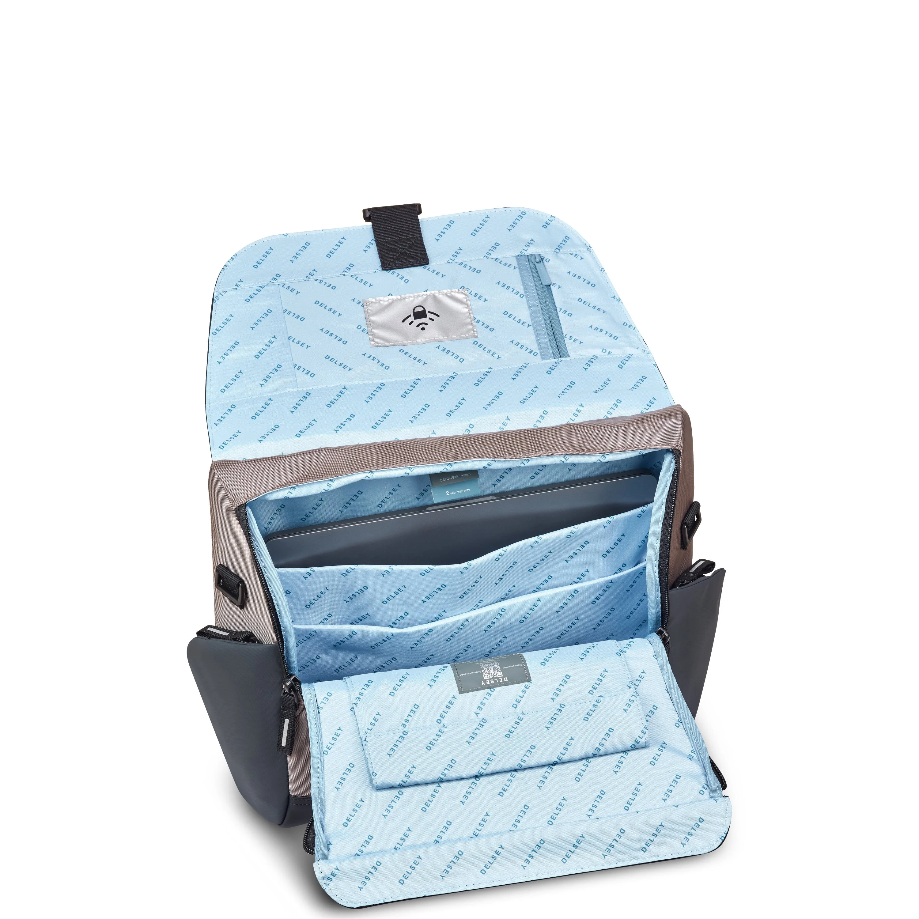 SECURFLAP | Messenger Bag BRAUN