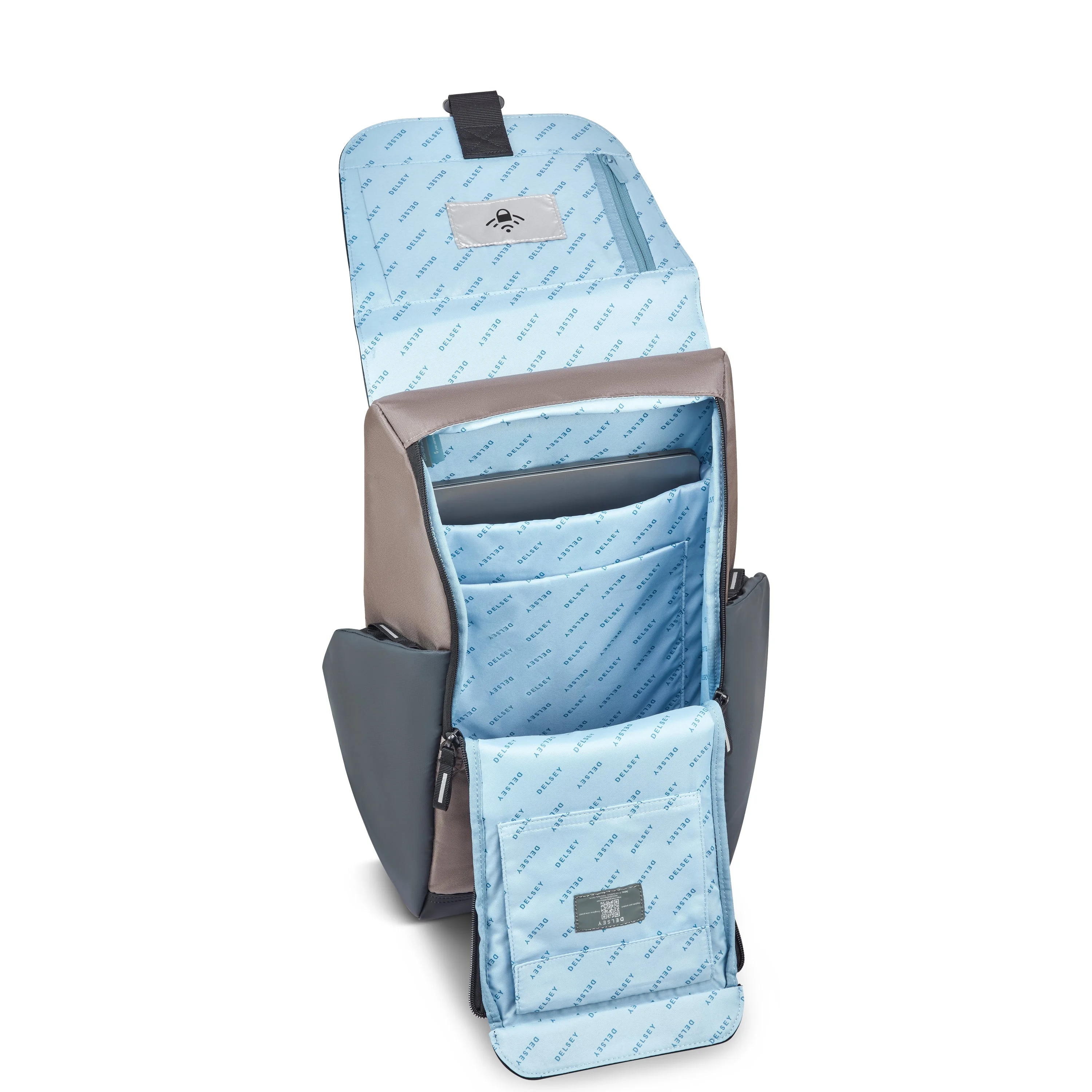 SECURFLAP | Rucksack mit Überschlag 22L BRAUN