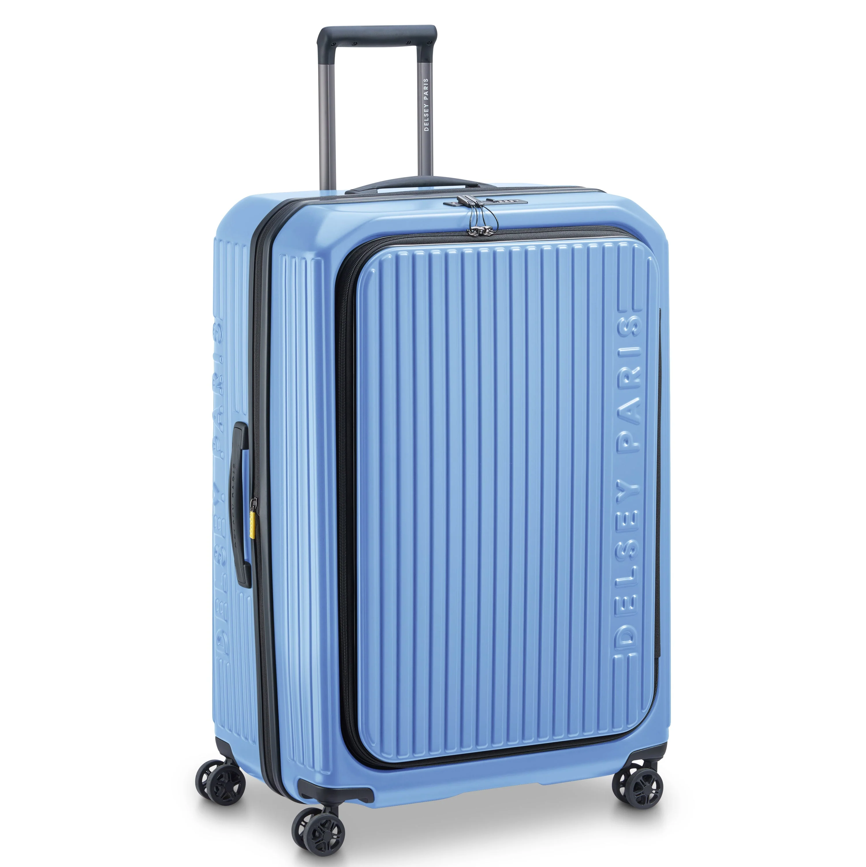 SECURITIME ZIP | Check-in Large Koffer Erweiterbar 75.5 CM LAVENDELBLAU