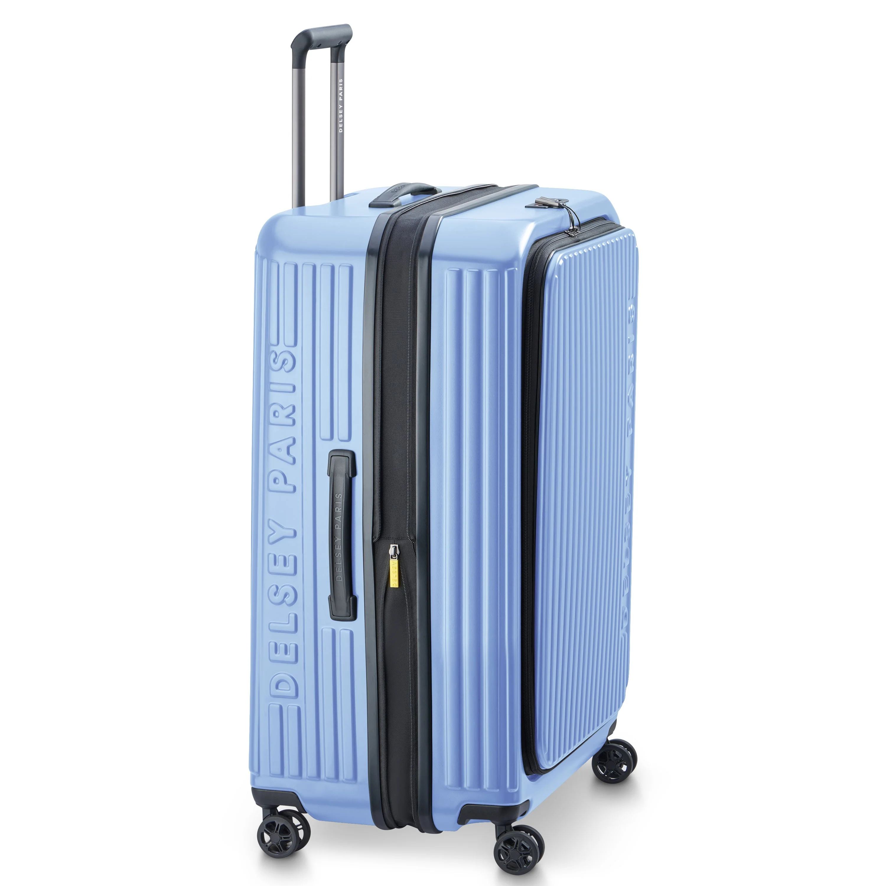 SECURITIME ZIP | Check-in Large Koffer Erweiterbar 75.5 CM LAVENDELBLAU