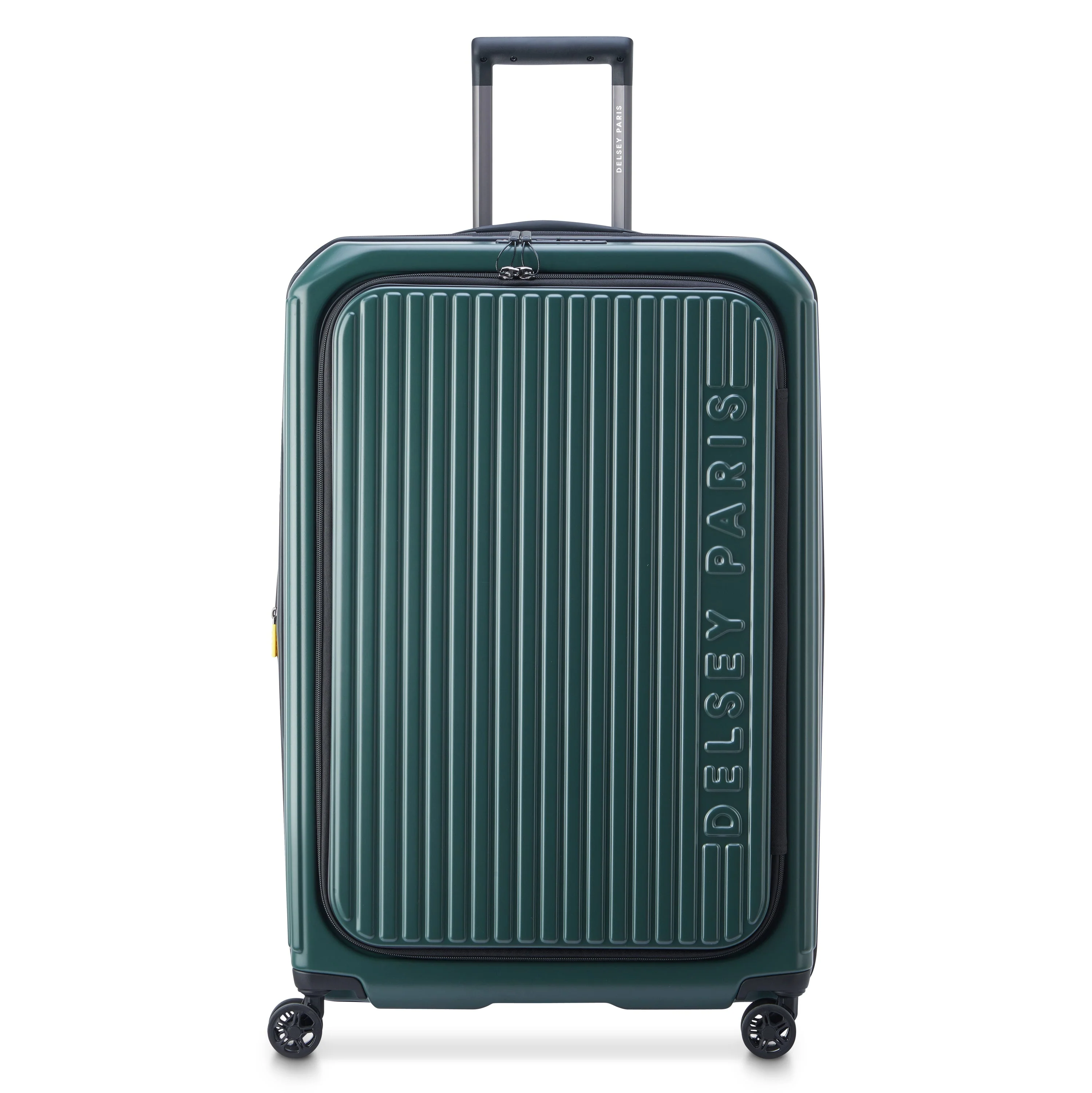 SECURITIME ZIP | Check-in Large Koffer Erweiterbar 75.5 CM TIEFES GRUEN