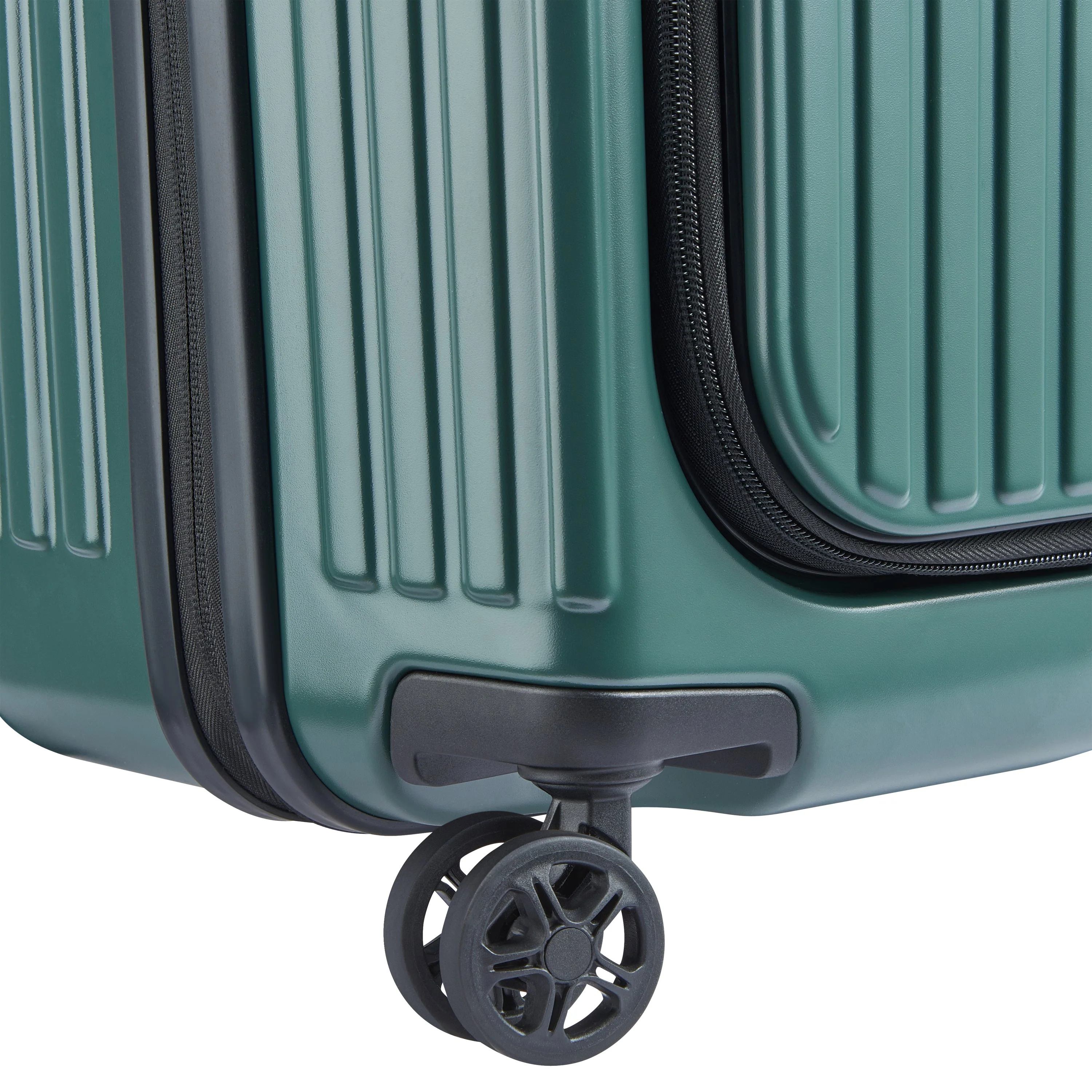 SECURITIME ZIP | Check-in Large Koffer Erweiterbar 75.5 CM TIEFES GRUEN