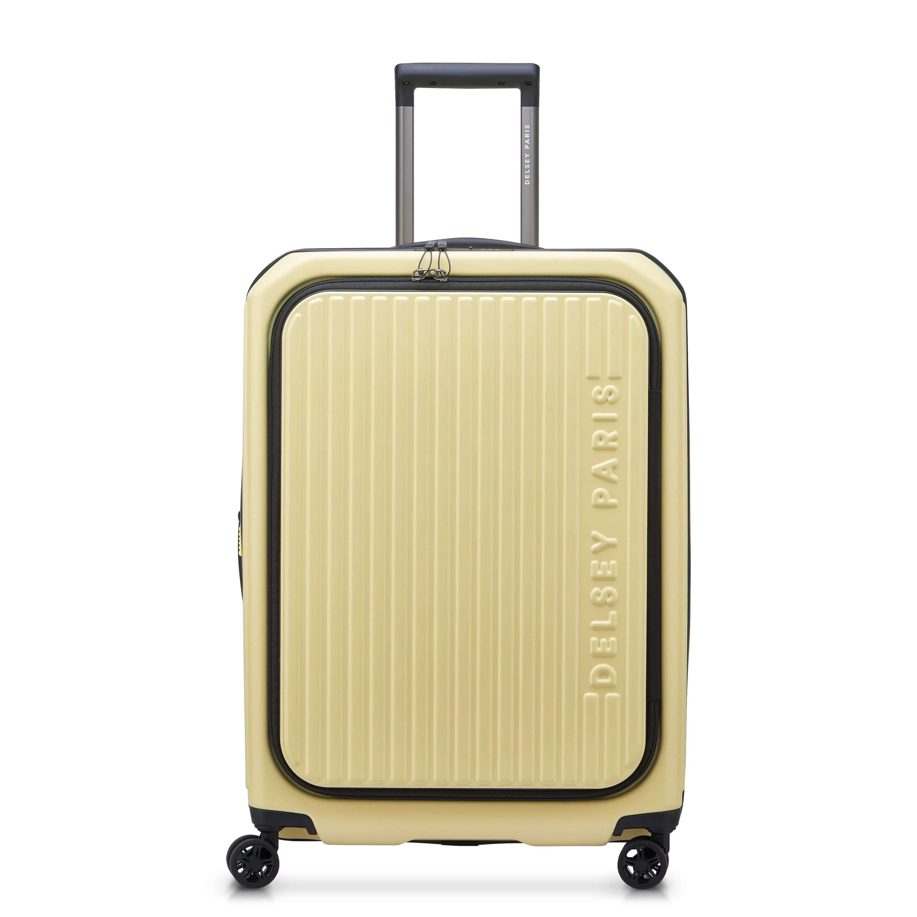 SECURITIME ZIP | Check-in Medium Koffer Erweiterbar 65.5 CM BLASSGELB