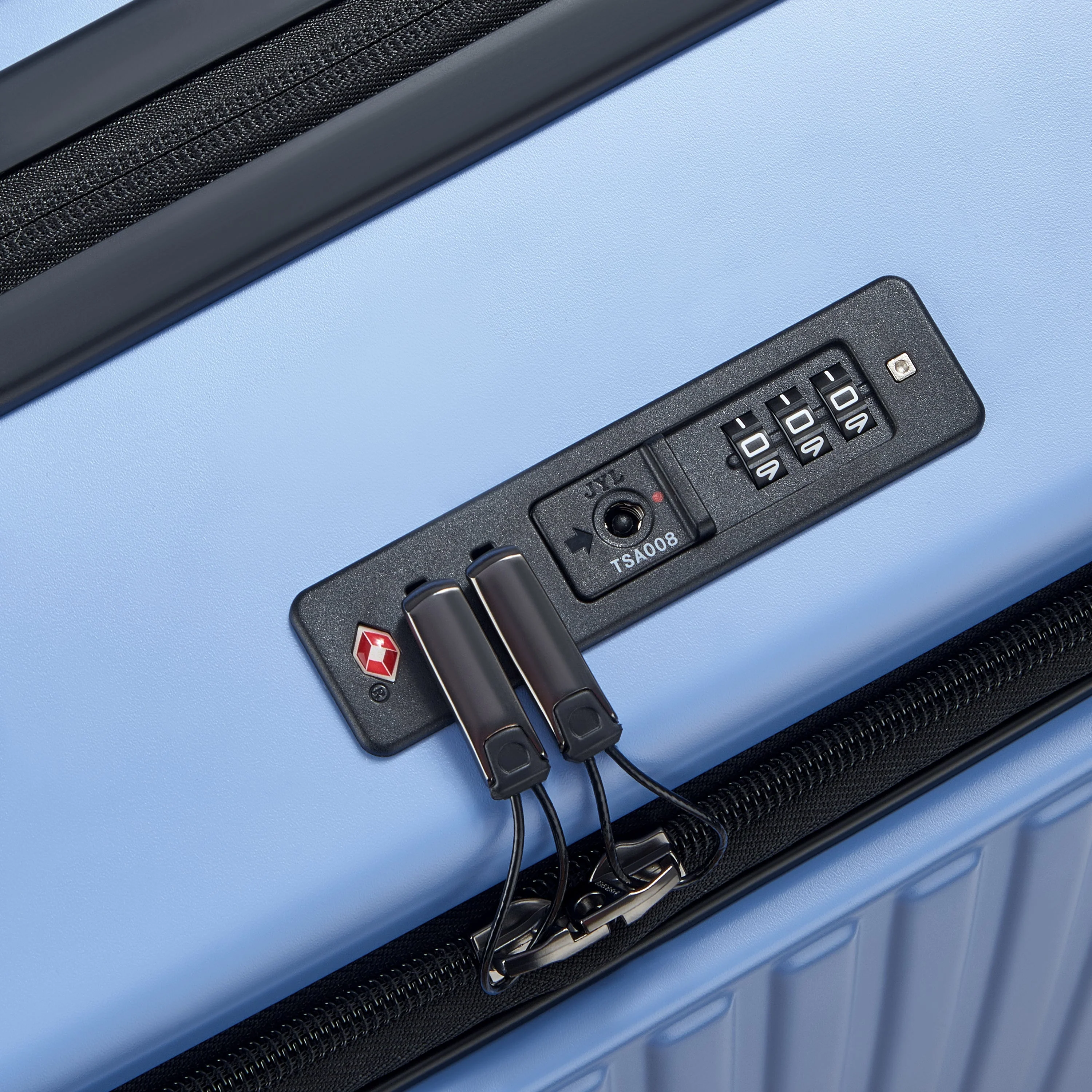 SECURITIME ZIP | Check-in Medium Koffer Erweiterbar 65.5 CM LAVENDELBLAU