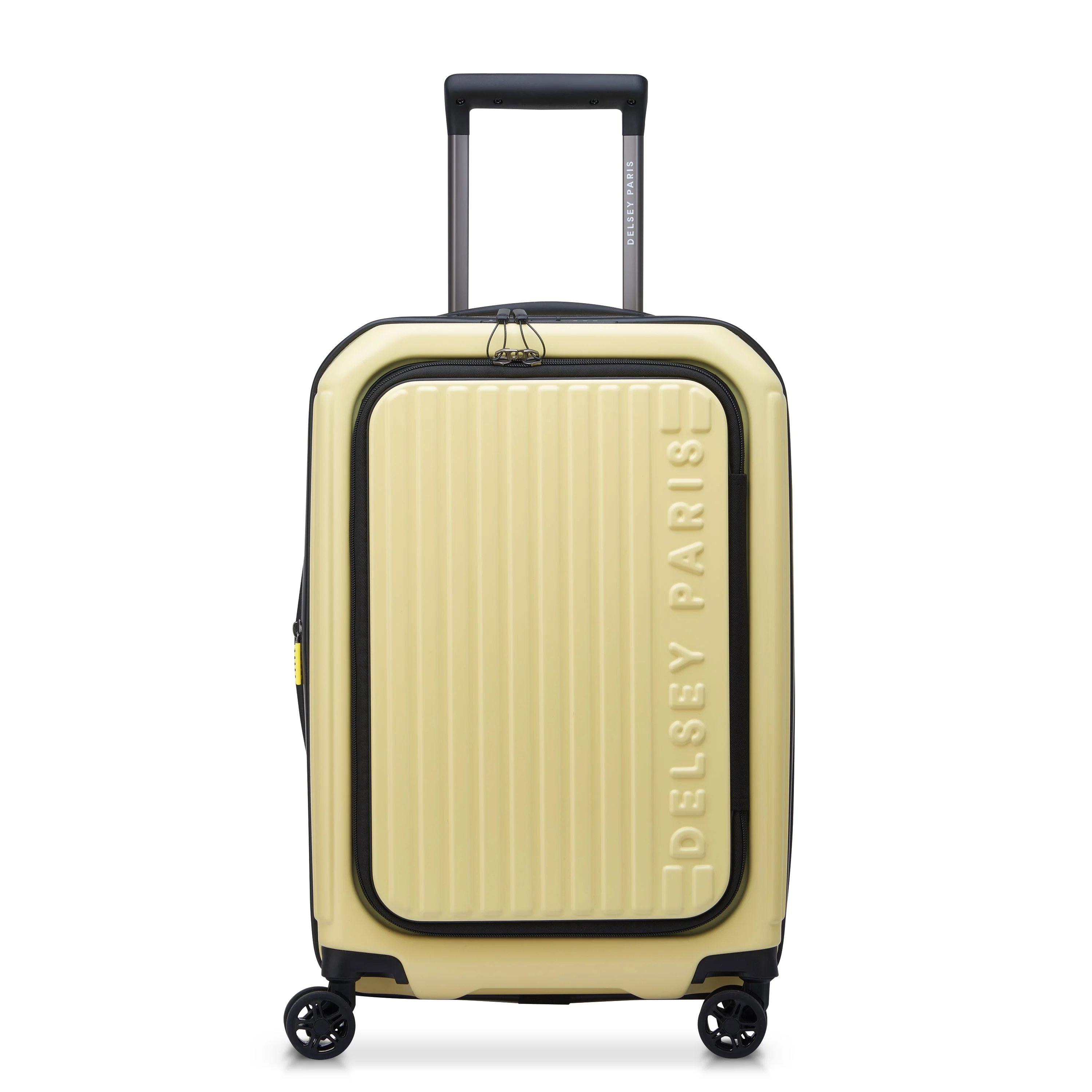 SECURITIME ZIP | Kabine Koffer Erweiterbar 55 CM BLASSGELB
