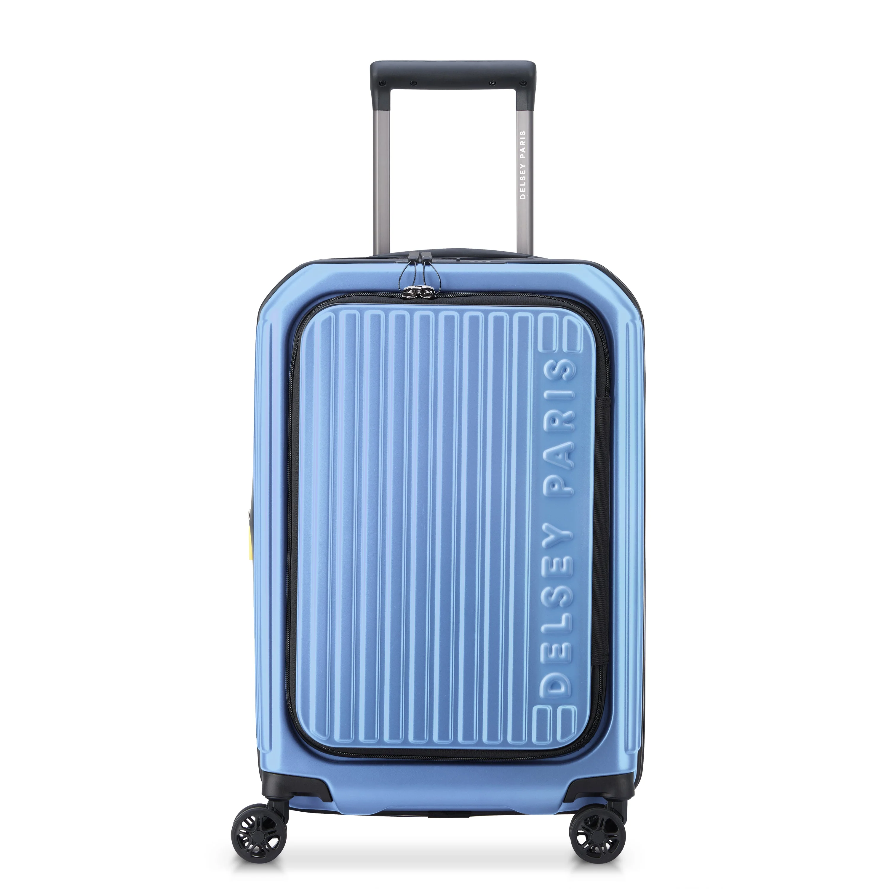 SECURITIME ZIP | Kabine Koffer Erweiterbar 55 CM LAVENDELBLAU