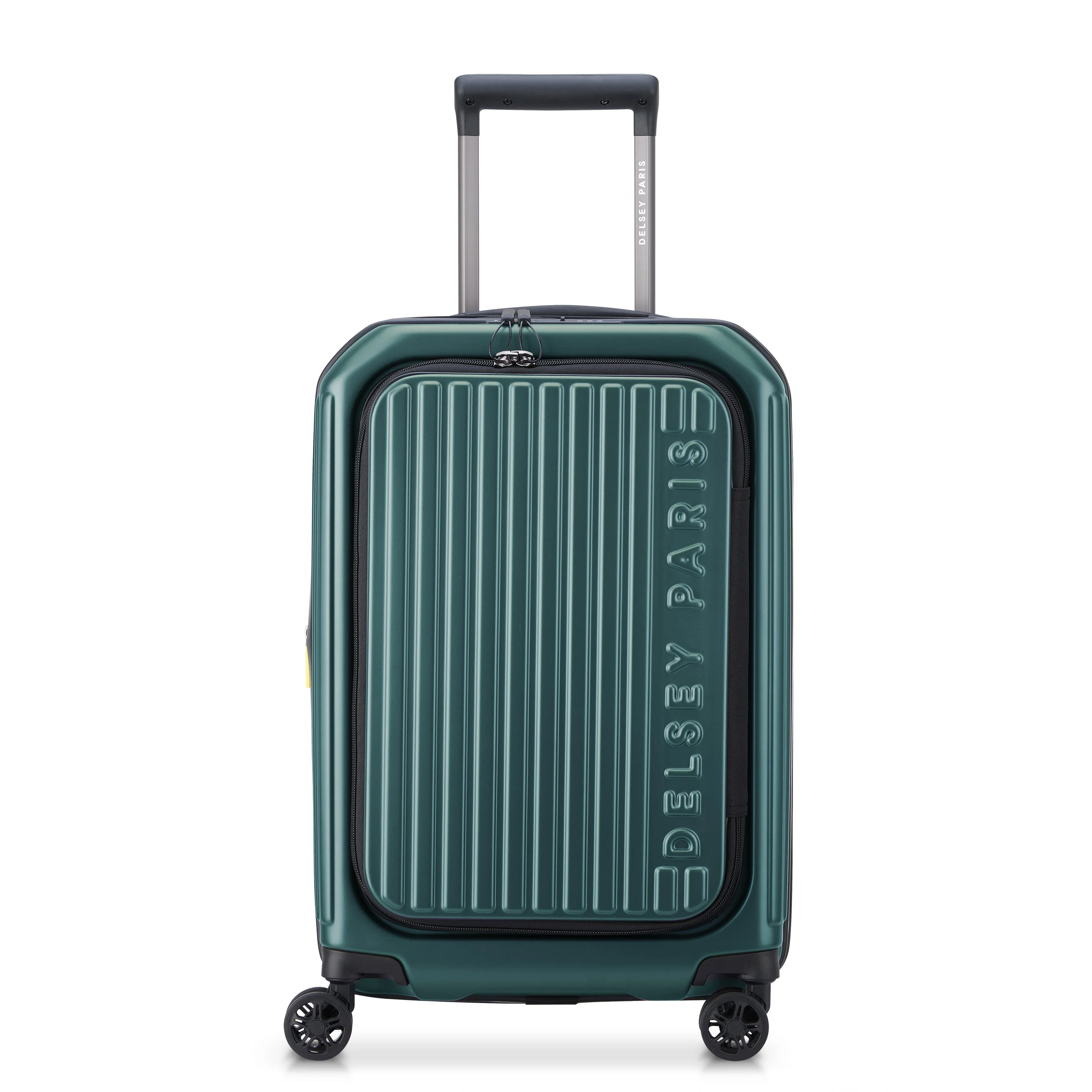 SECURITIME ZIP | Kabine Koffer Erweiterbar 55 CM TIEFES GRUEN