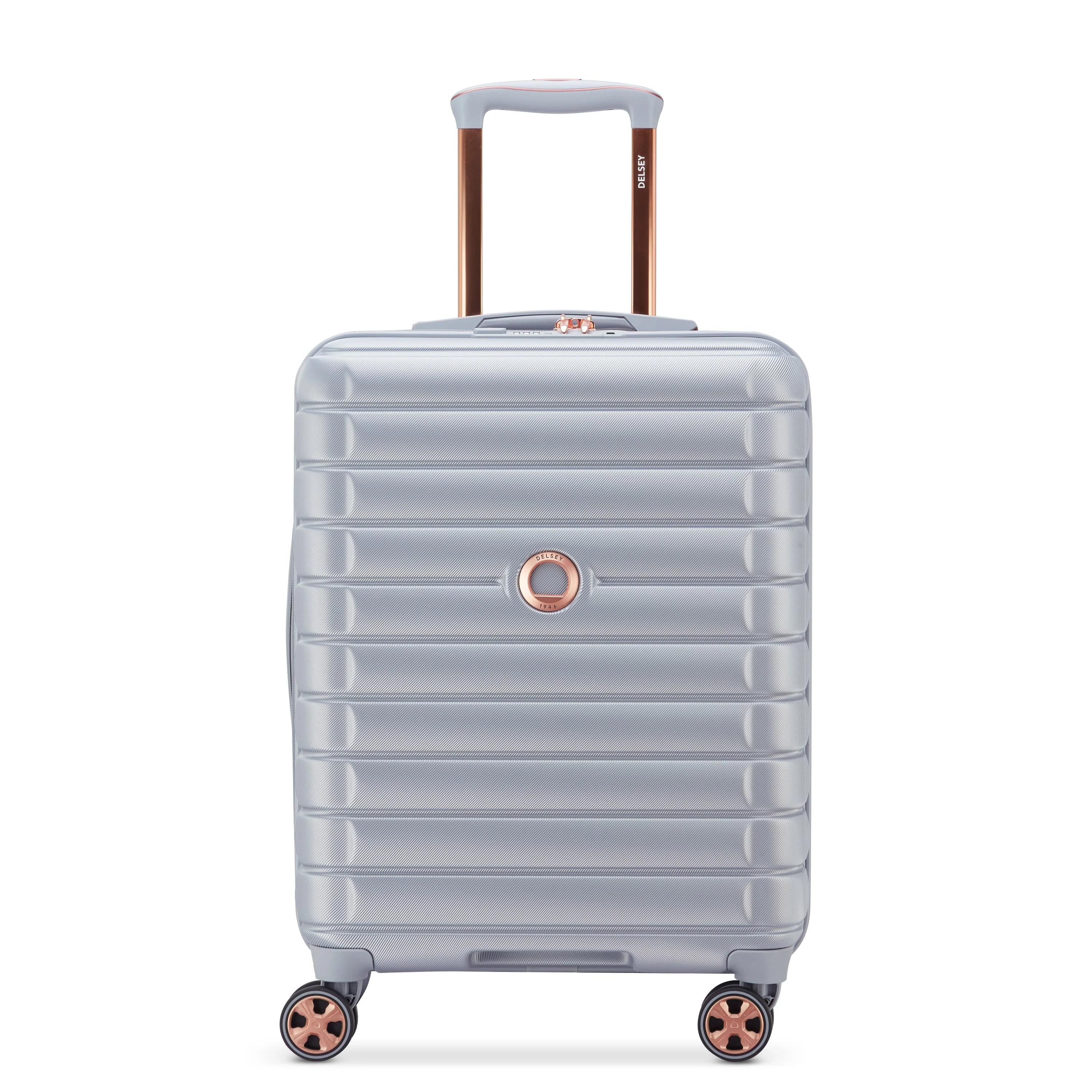 SHADOW 5.0 | Kabine Slim Koffer Erweiterbar 55 CM PLATIN