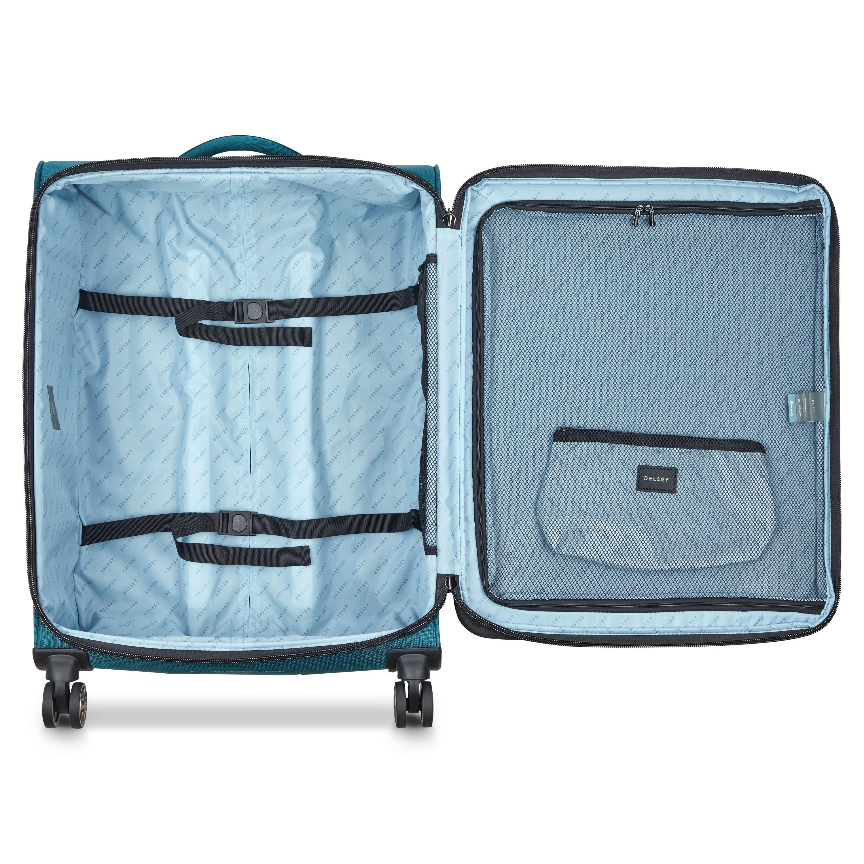 SHADOW DLX | Check-in Medium Koffer Erweiterbar 70 CM TÜRKIS