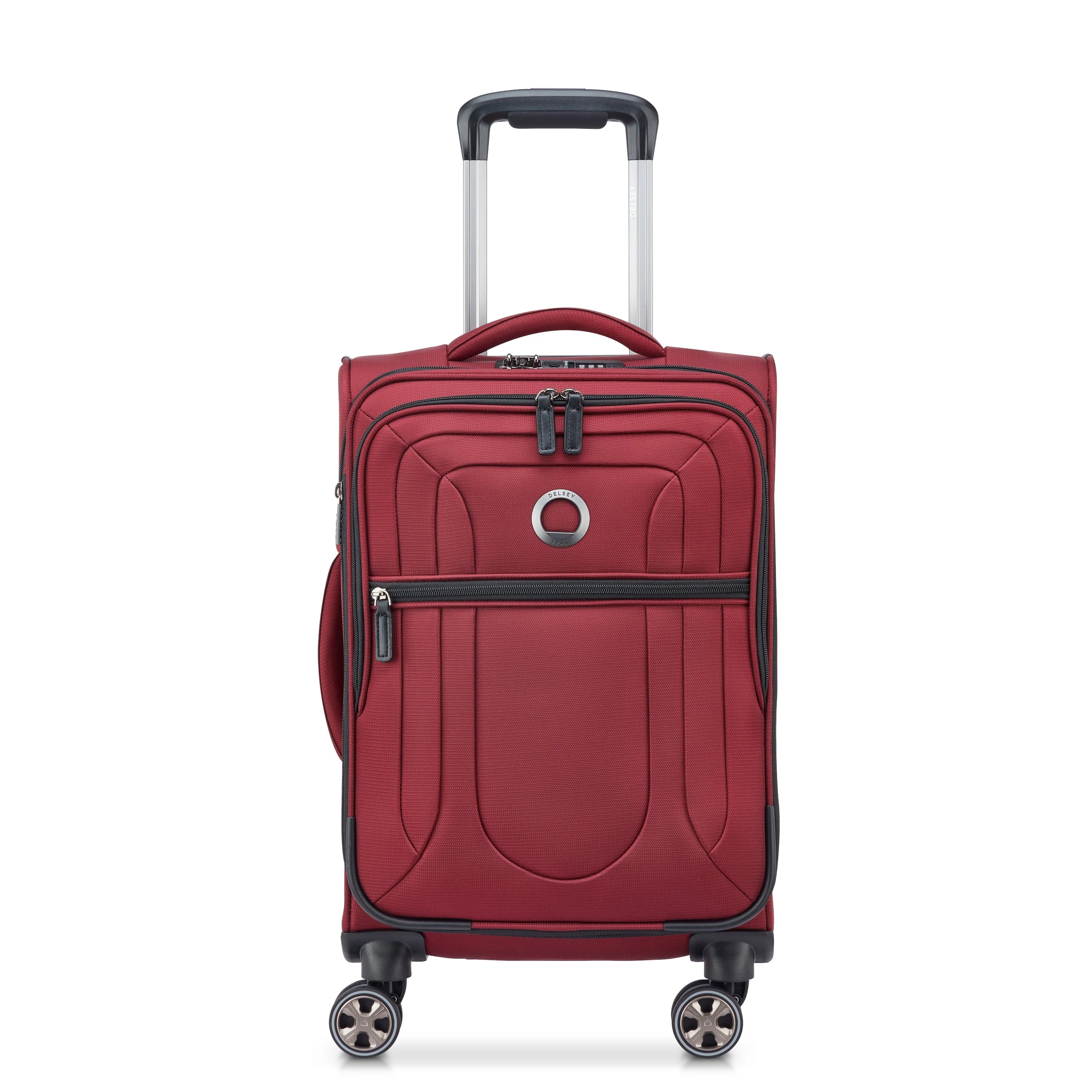 SHADOW DLX | Kabine Koffer Erweiterbar 55 CM BORDEAUX ROT
