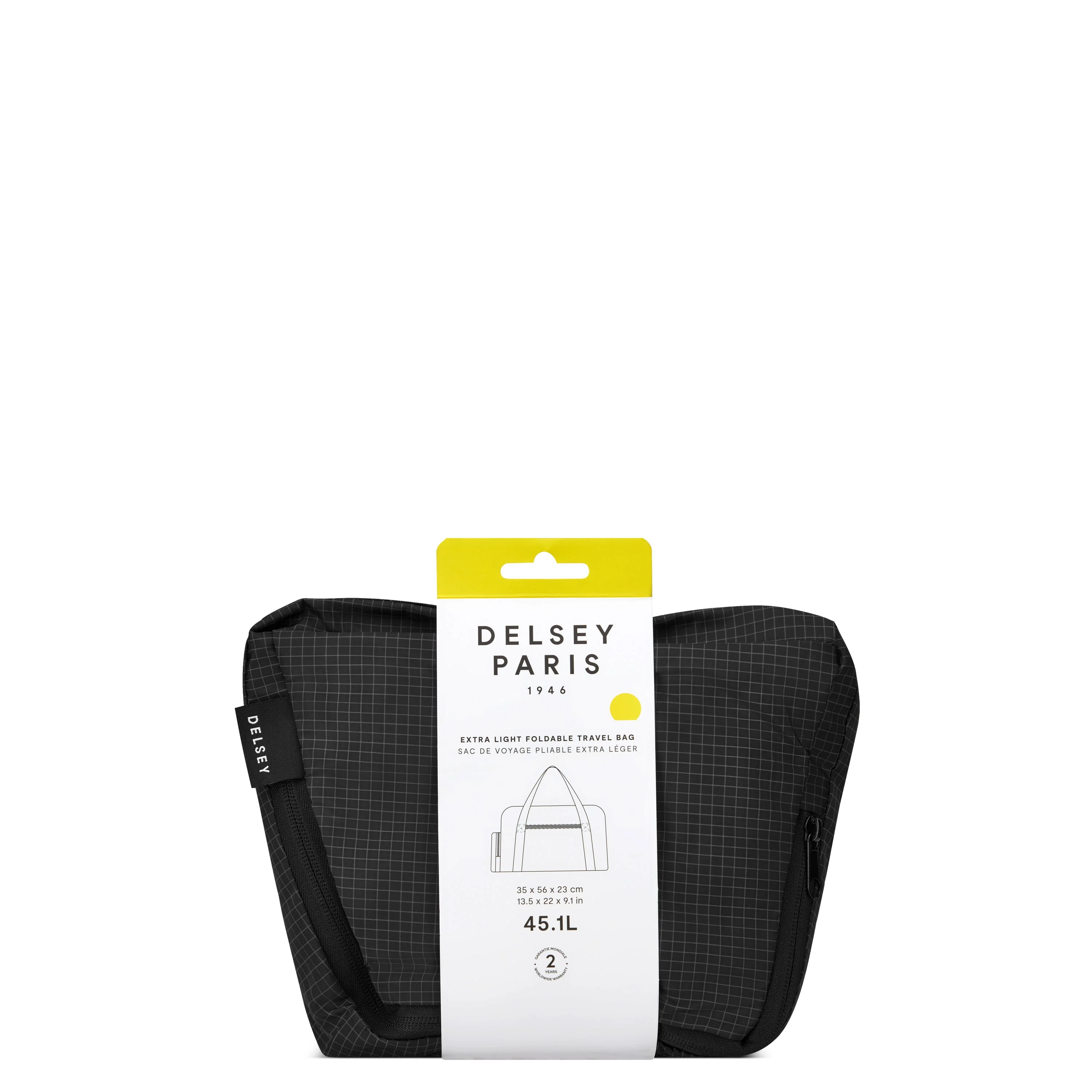 TRAVEL ACCESSORIES | Faltbare Reisetasche 56 CM SCHWARZ