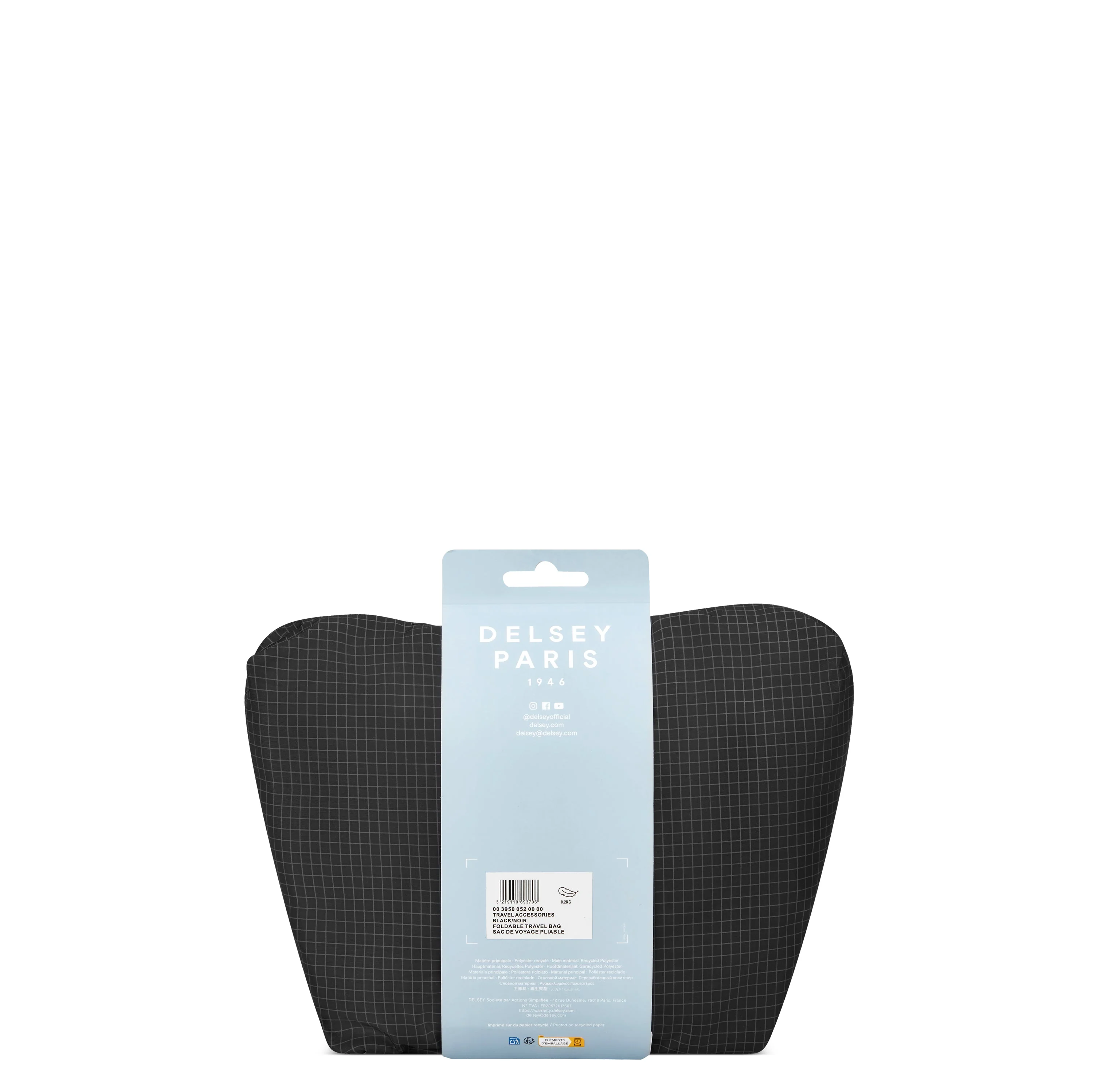 TRAVEL ACCESSORIES | Faltbare Reisetasche 56 CM SCHWARZ