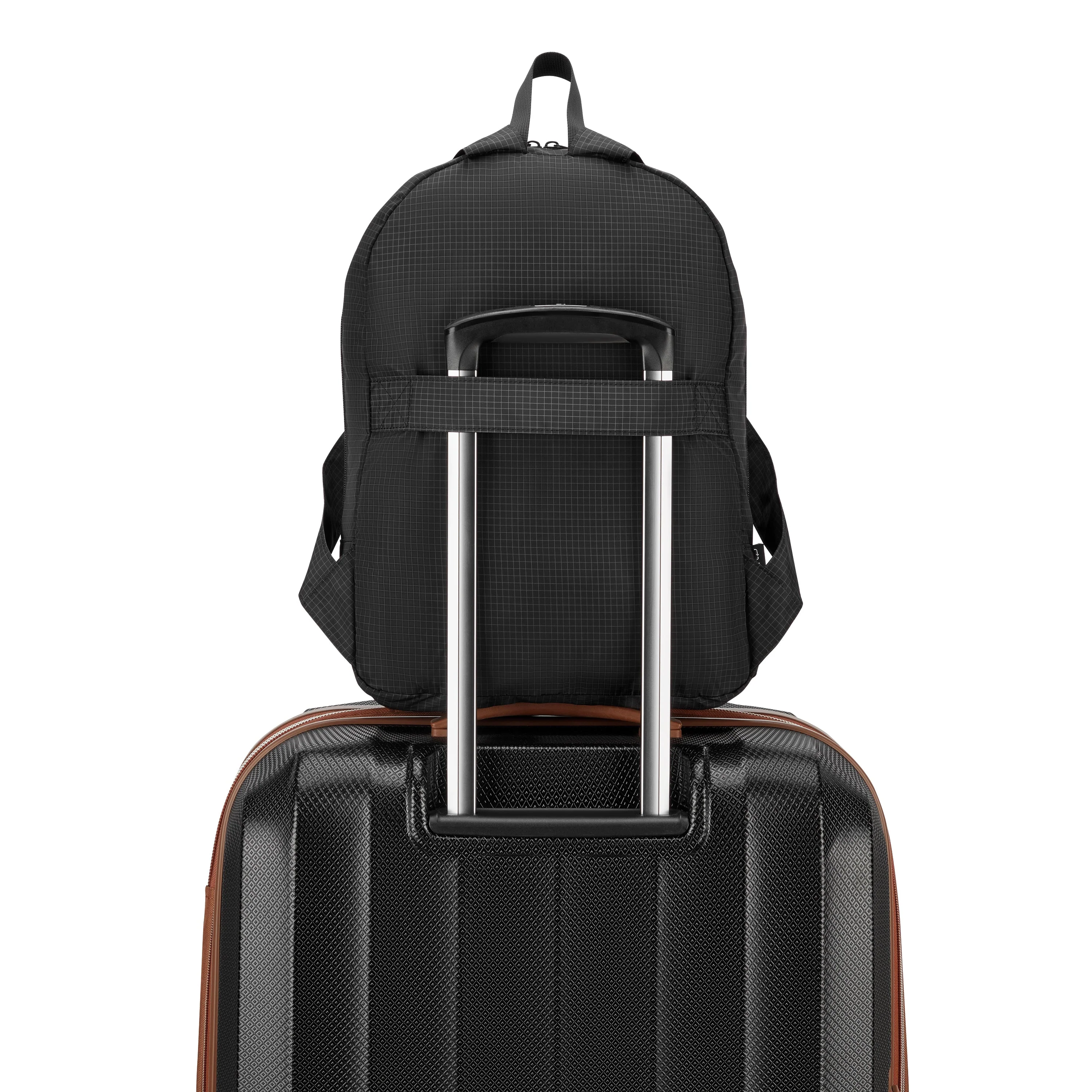 TRAVEL ACCESSORIES | Faltbarer Rucksack 17L SCHWARZ
