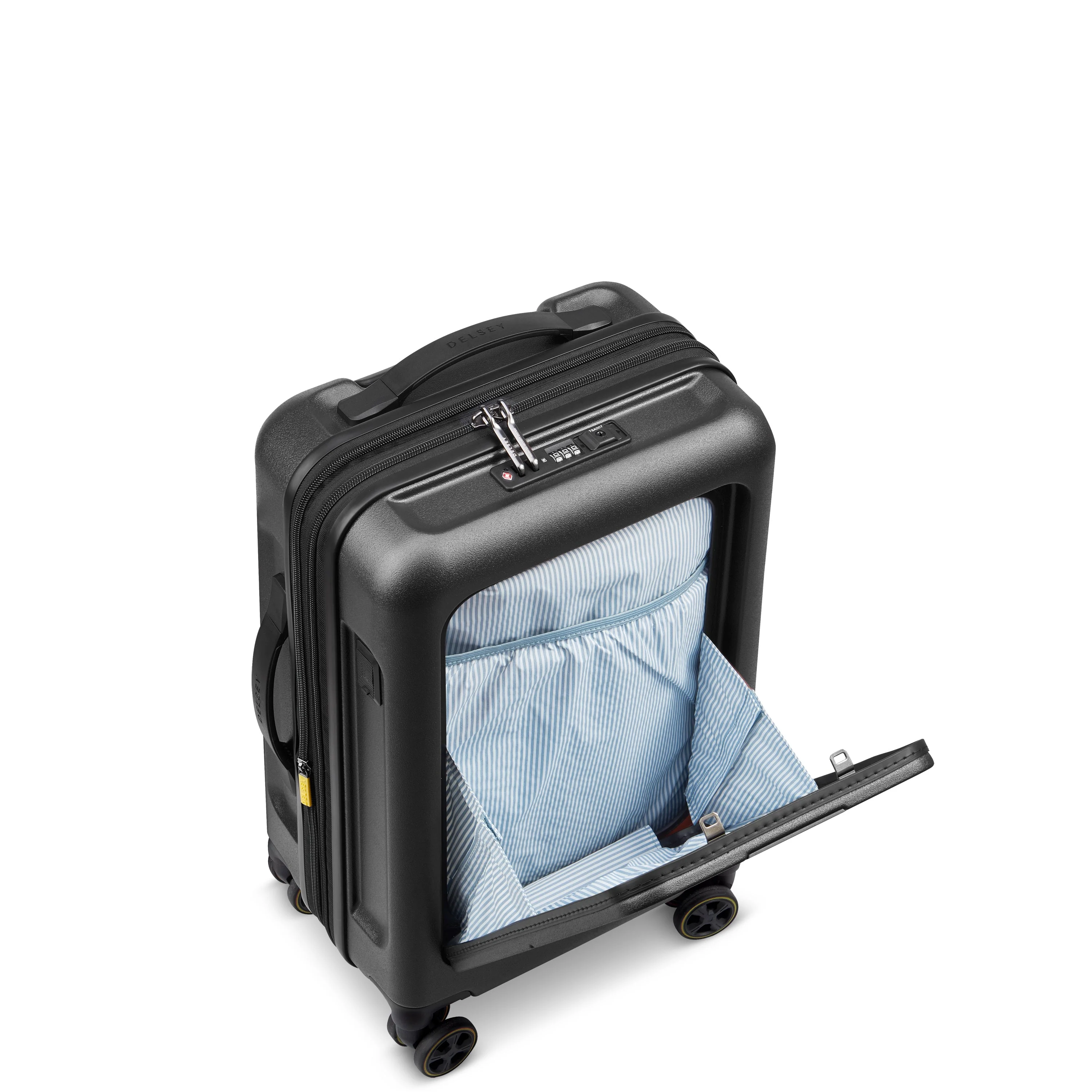 TURENNE 2.0 | Kabine Koffer Erweiterbar 55 CM SCHWARZ