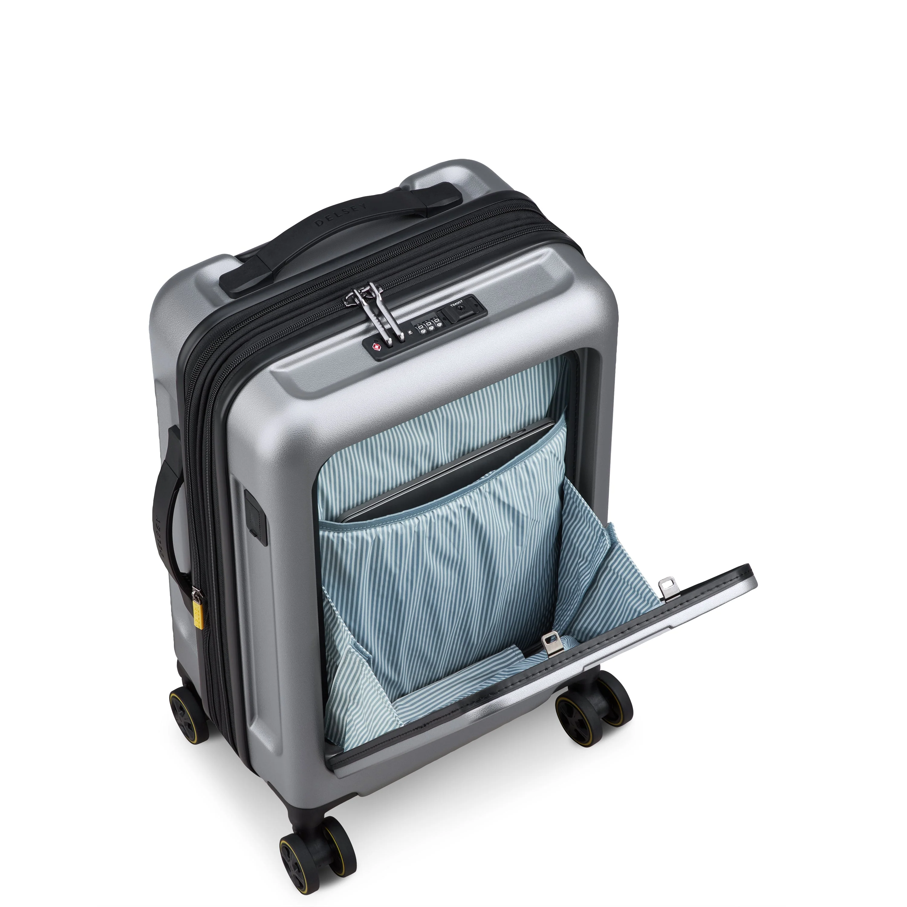 TURENNE 2.0 | Kabine Koffer Erweiterbar 55 CM SILBER